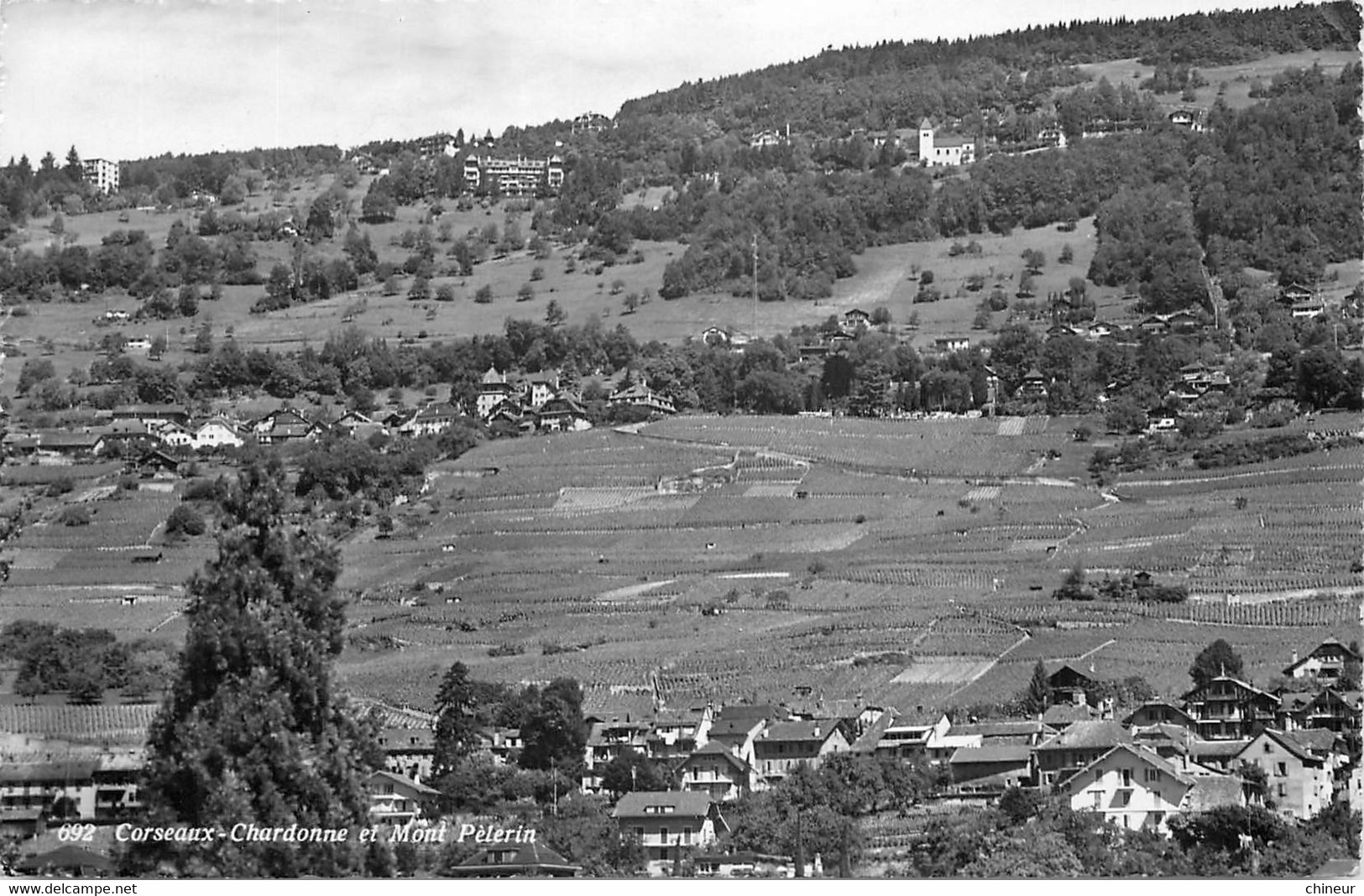SUISSE  CORSEAUX CHARDONNE ET MONT PELERIN