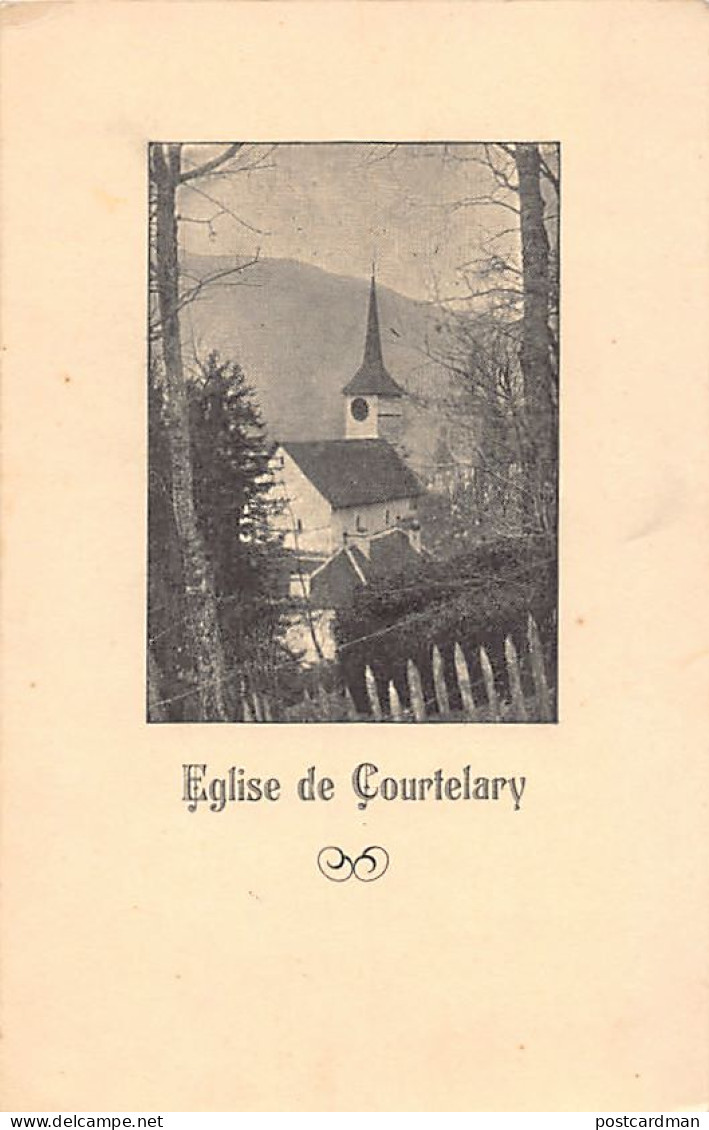 Suisse - COURTELARY (BE) Eglise - Ed. Inconnu