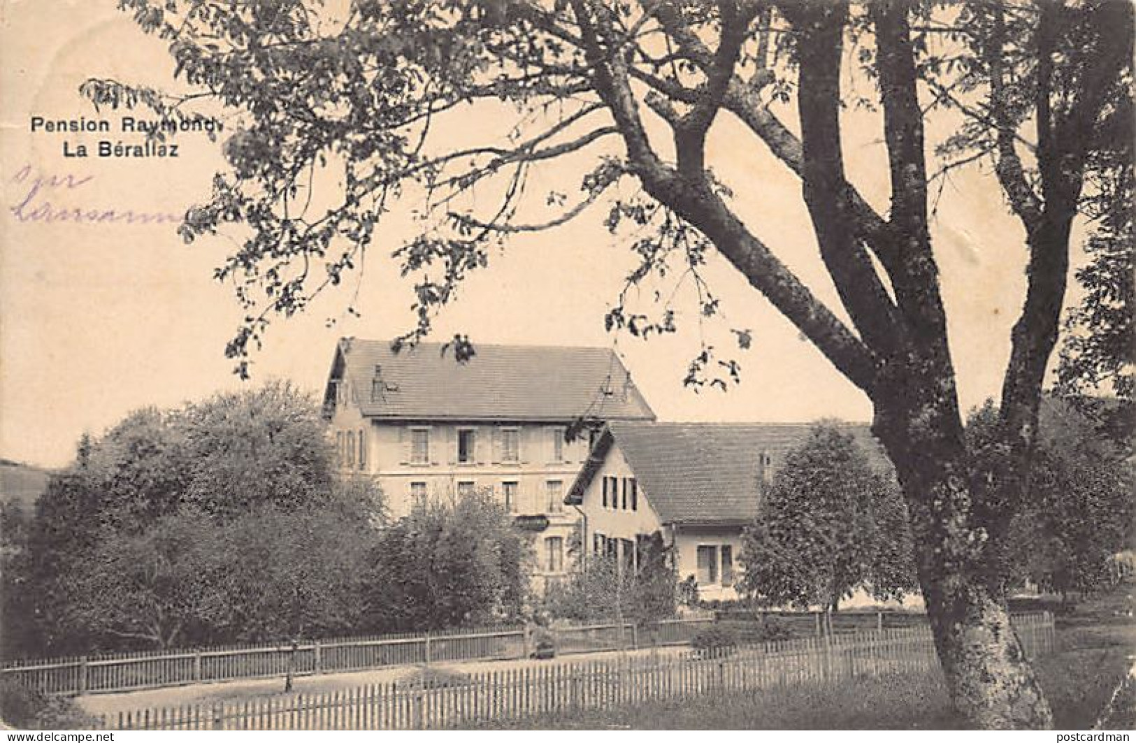 Suisse - CUGY (VD) Pension Raymond La Bérallaz - Ed. Perrochet & David