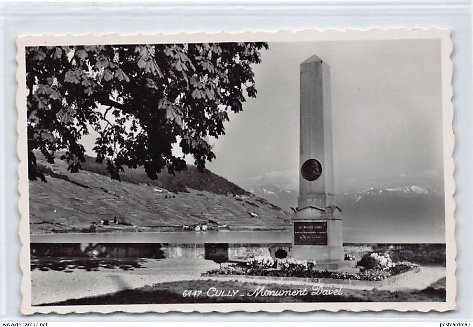Suisse - Cully (VD) Monument Davel Edition Phot. Perrochet, Lausanne