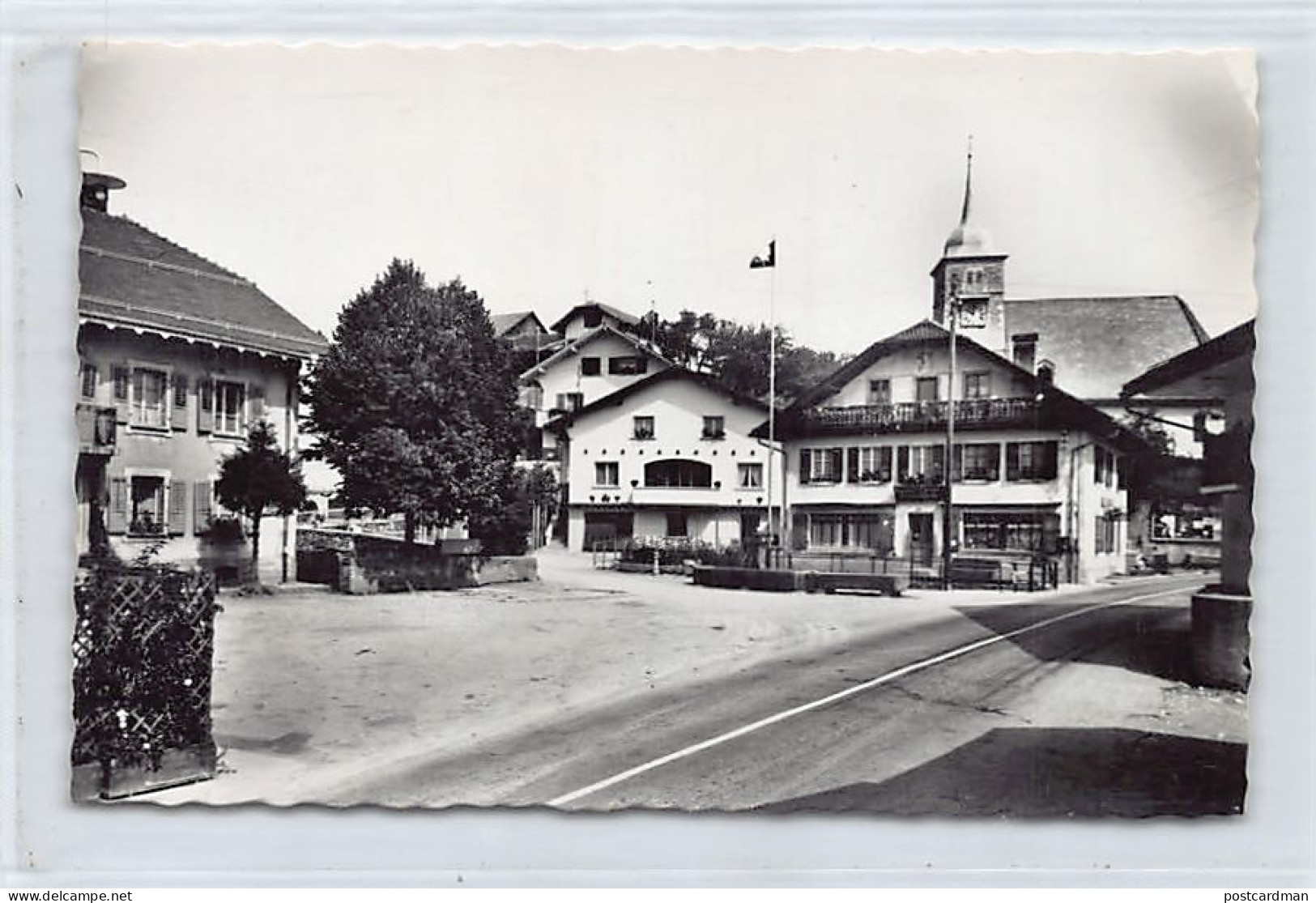 Suisse - ENNEY (FR) La place du village - Ed. S. Glasson 7210