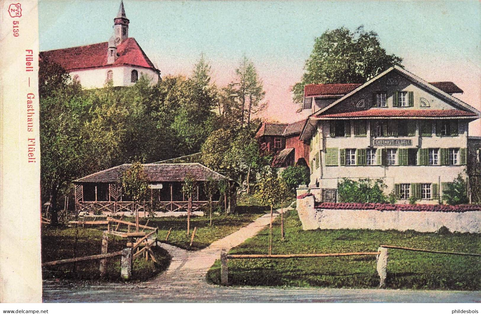 SUISSE  FLUHLI - FLUEHLI  Gruss