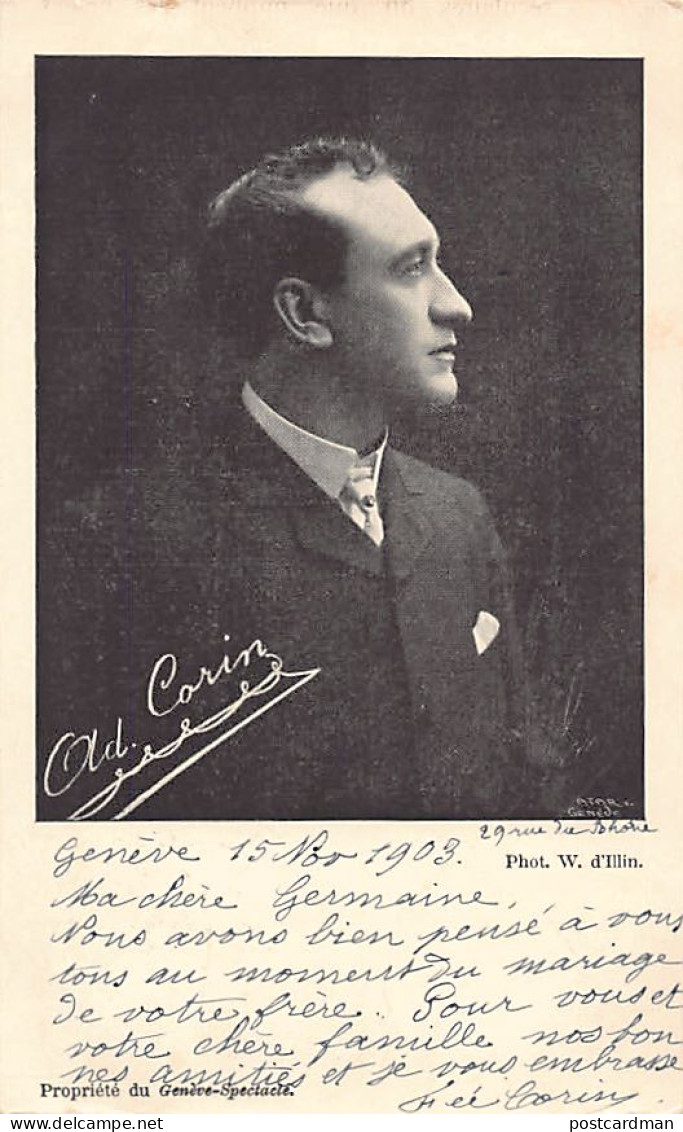 Suisse - GENÈVE - Genève-Spectacle - Ad. Corin - Phot. W. d'Illin - Ed. Atar