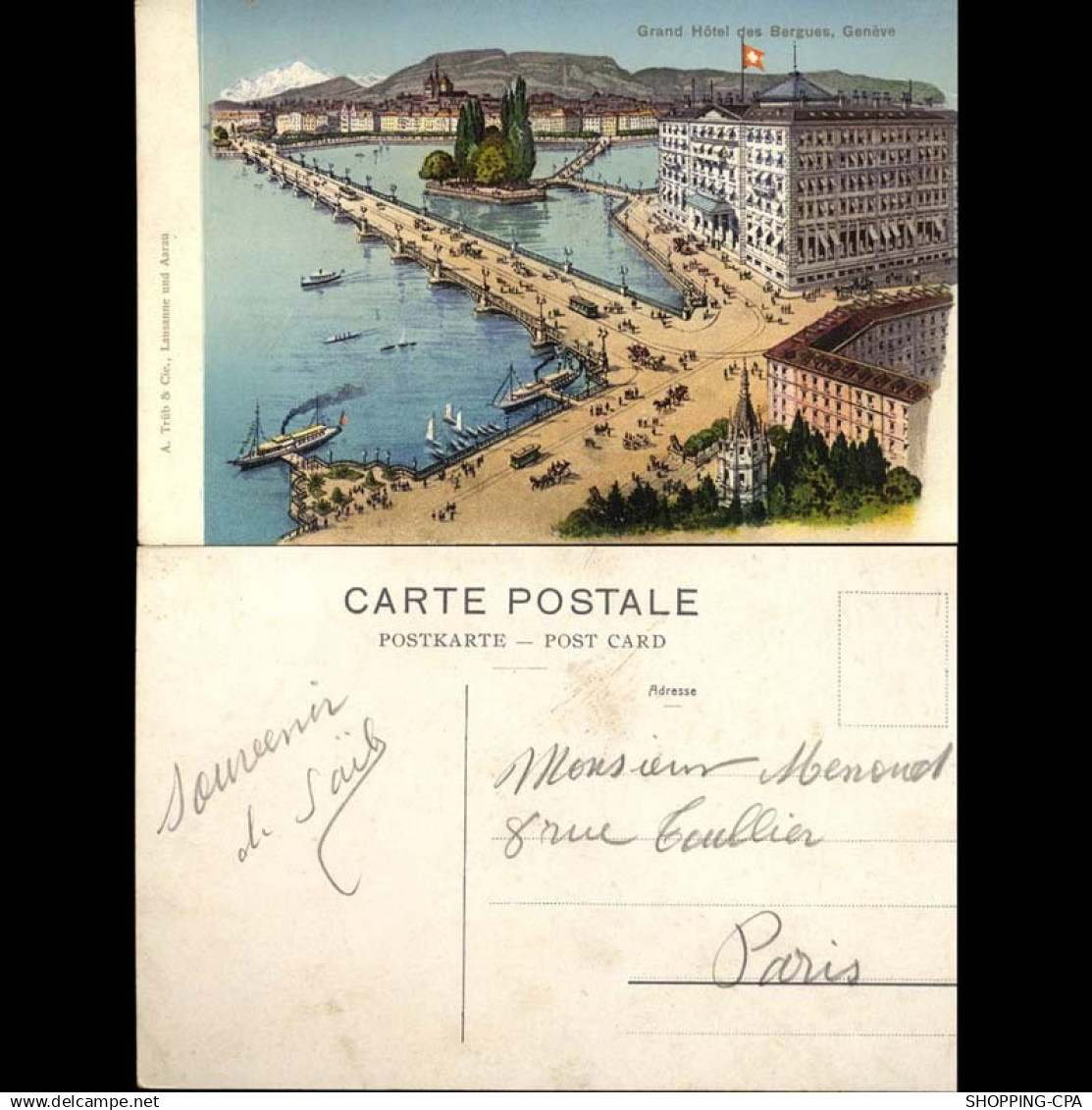 Suisse - Geneve - Grand Hotel des Bergues