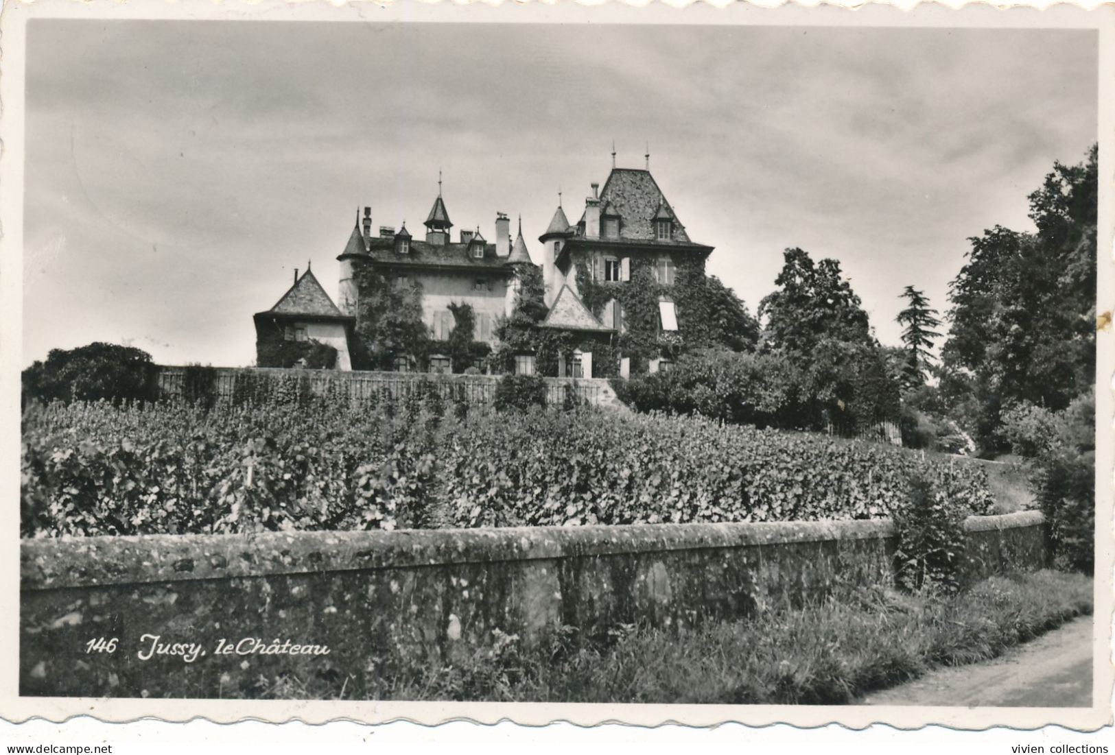 Suisse Genève Jussy le château - circulée