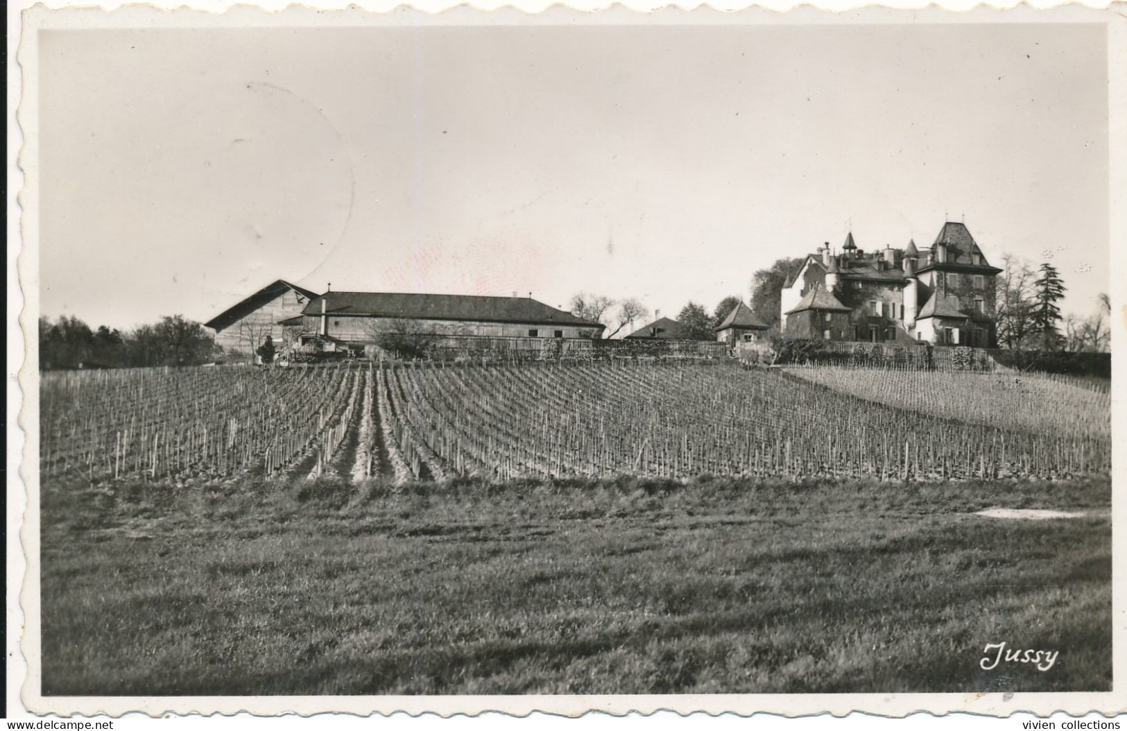 Suisse Genève Jussy propriété du Crest - circulée