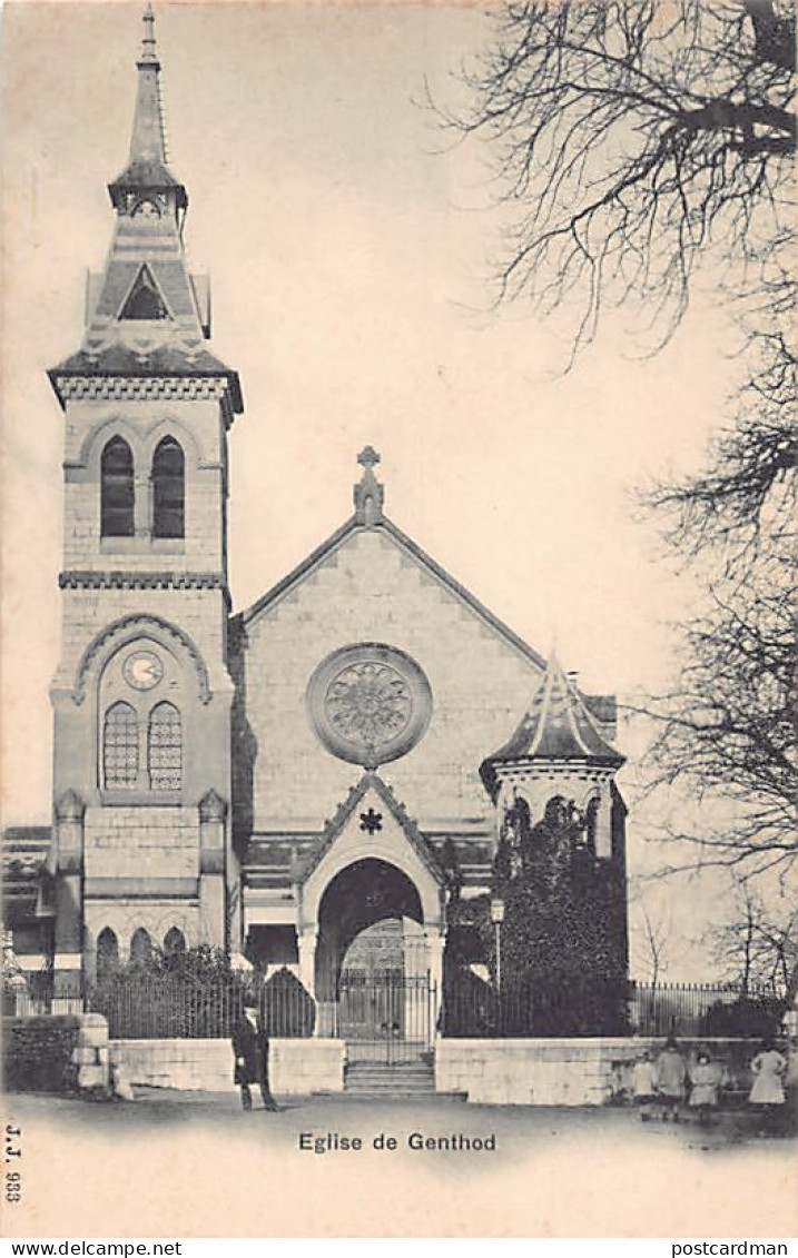 Suisse - GENTHOD (GE) L'église - Ed. J.J. Jullien 933