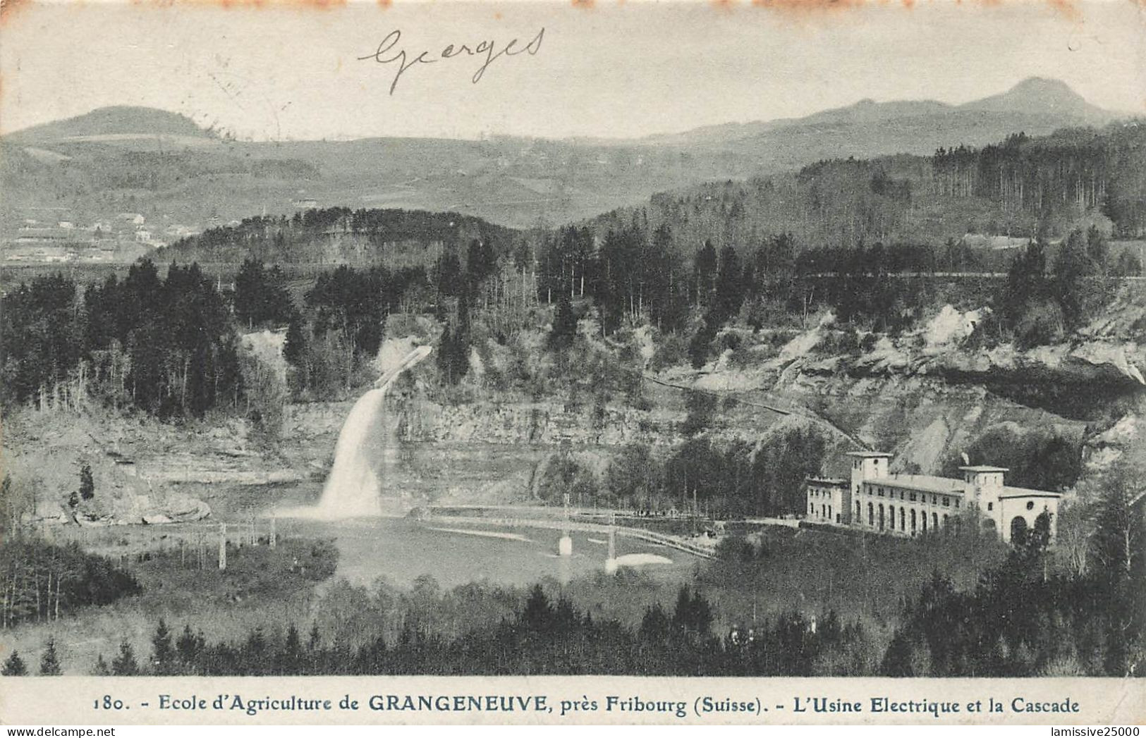 SUISSE grangeneuve hauterive école d'agriculture usine électrique