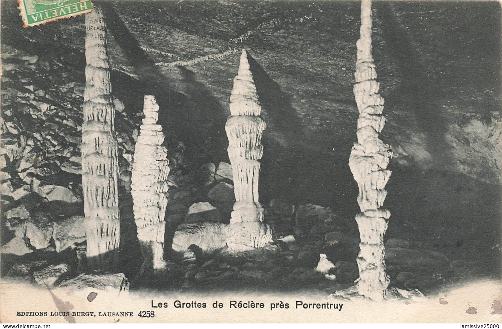 SUISSE grottes de reclère