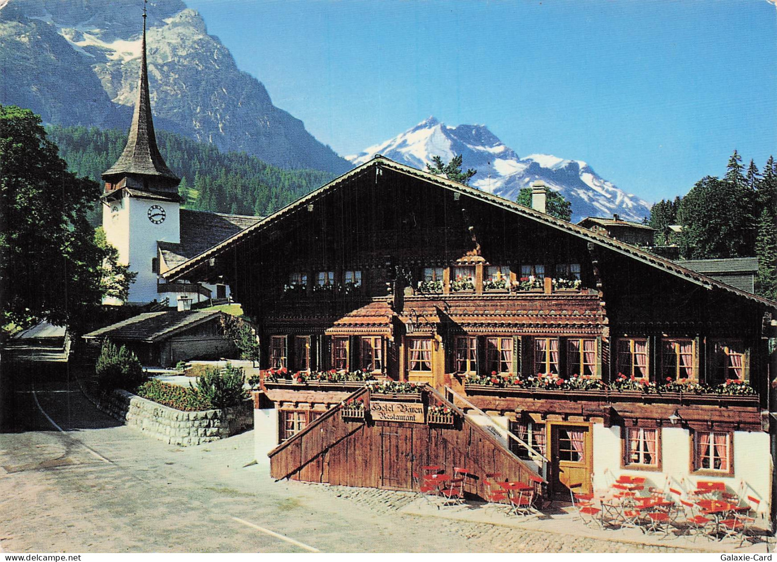 SUISSE GSTEIG BEI GSTAAD COL DU PILLON OLDENHORN ET SEX ROUGE