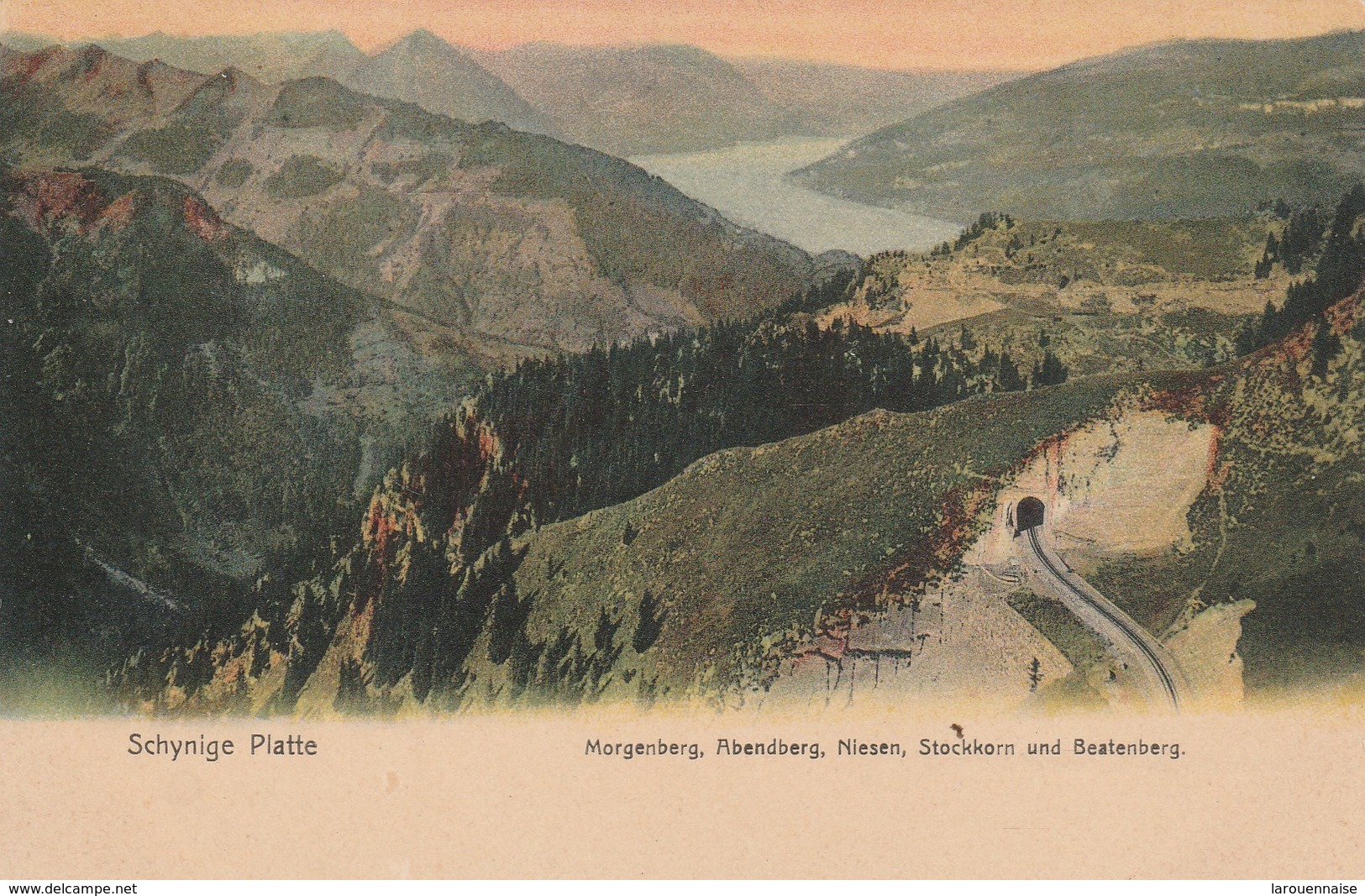 Suisse - GUNDLISCHWAND - Schynige Platte - Morgenberg, Abendberg, Niesen, Stockkorn und Beatenberg