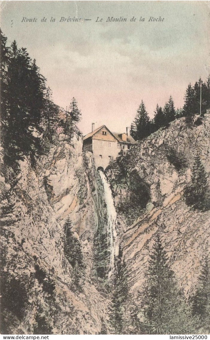 SUISSE LA BREVINE moulin de la roche