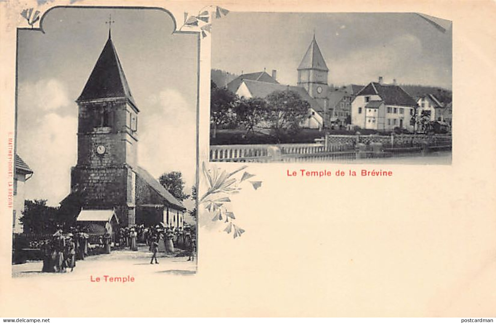 Suisse - LA BRÉVINE (NE) Le Temple - Ed. inconnu