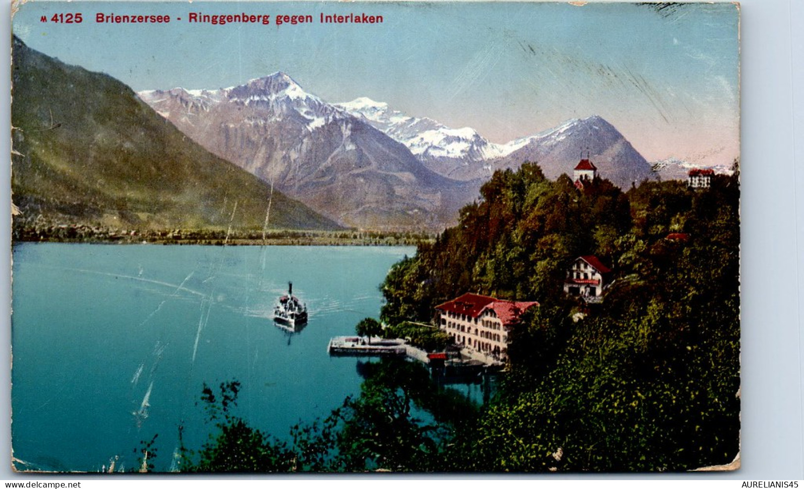 SUISSE - LAC DE BRIENZ  - vue sur le lac