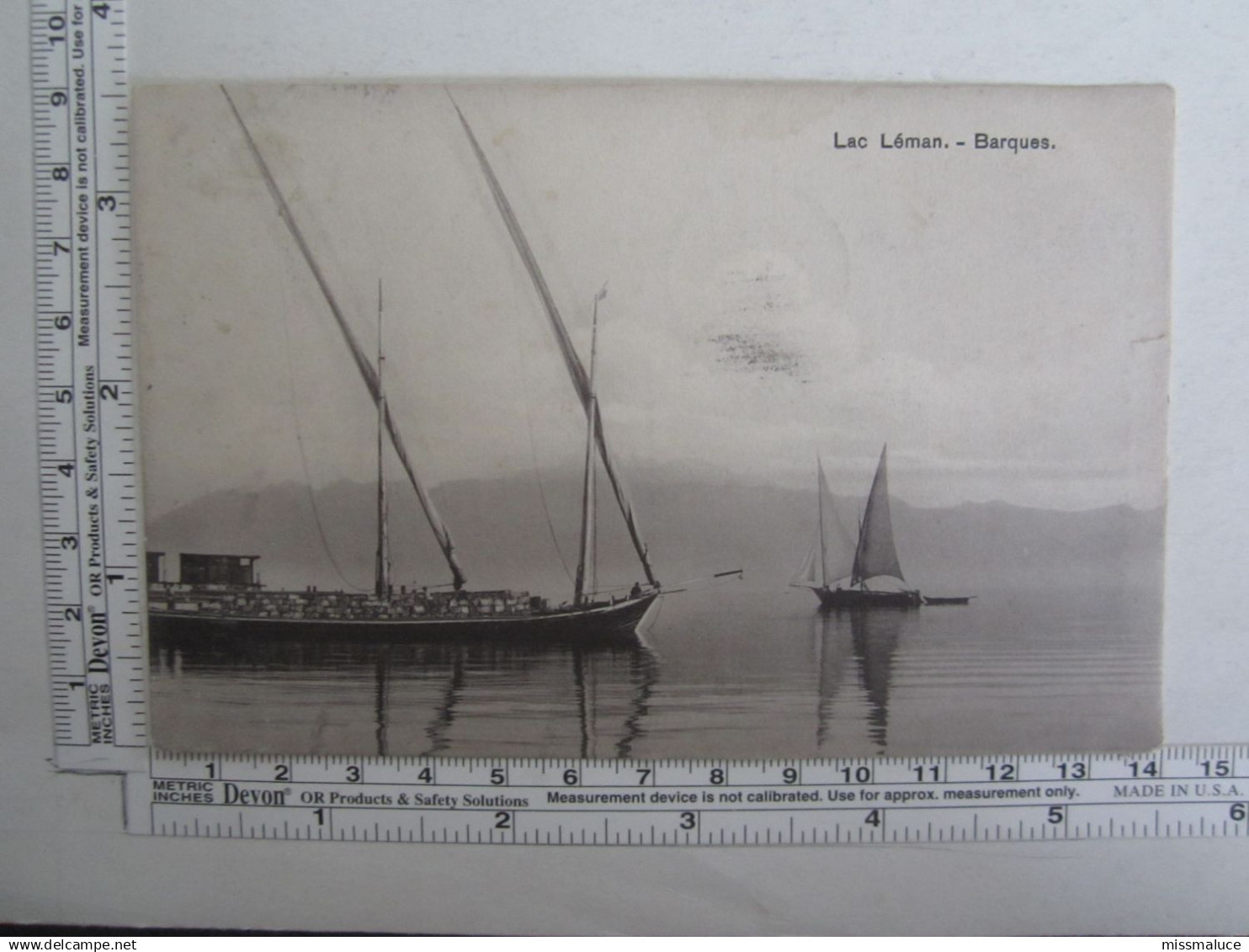 Suisse Lac Léman barques