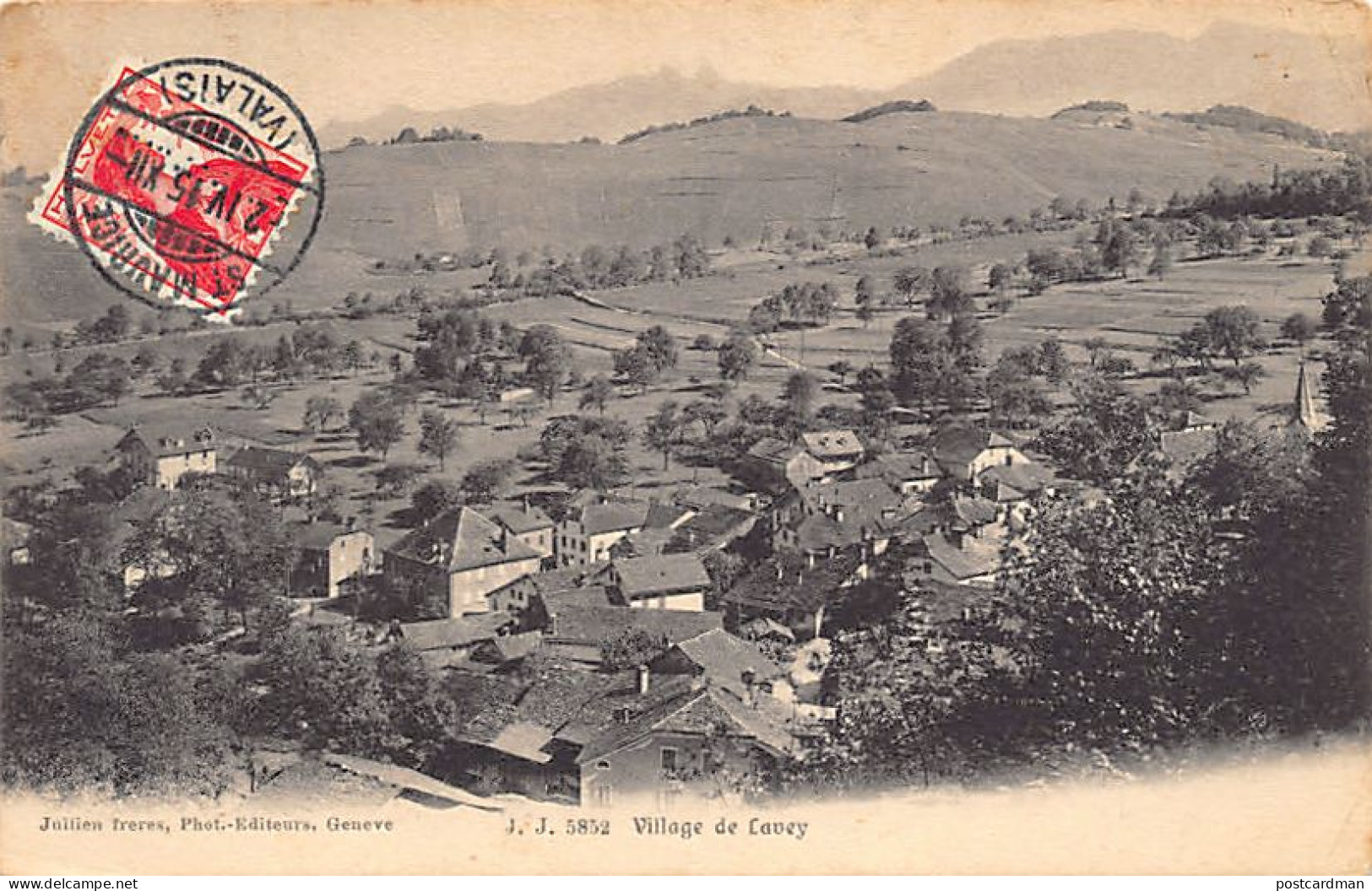 Suisse - LAVEY (VD) Vue générale - Ed. J.J. Jullien 5852
