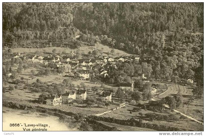 SUISSE - LAVEY-VILLAGE - Vue générale