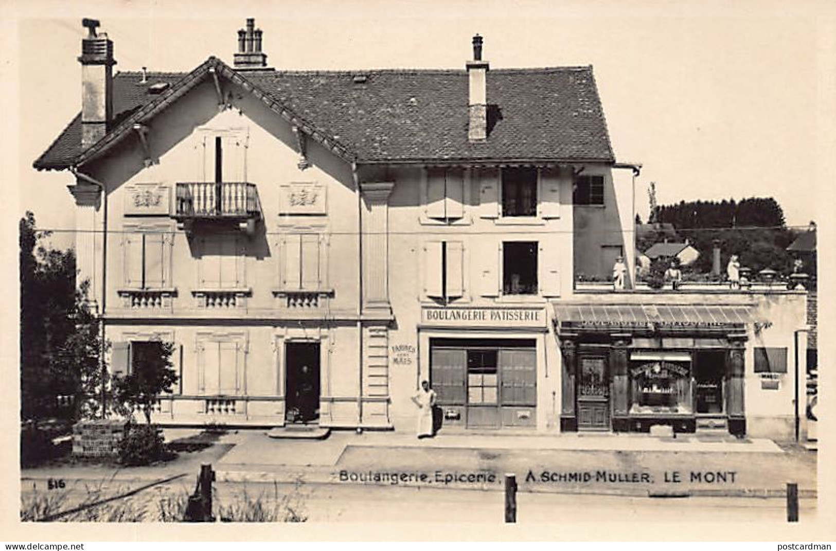 Suisse - Le Mont-sur-Lausanne (VD) Boulangerie Épicerie A. Schmid-Muller - Ed. Steigmeier Frères