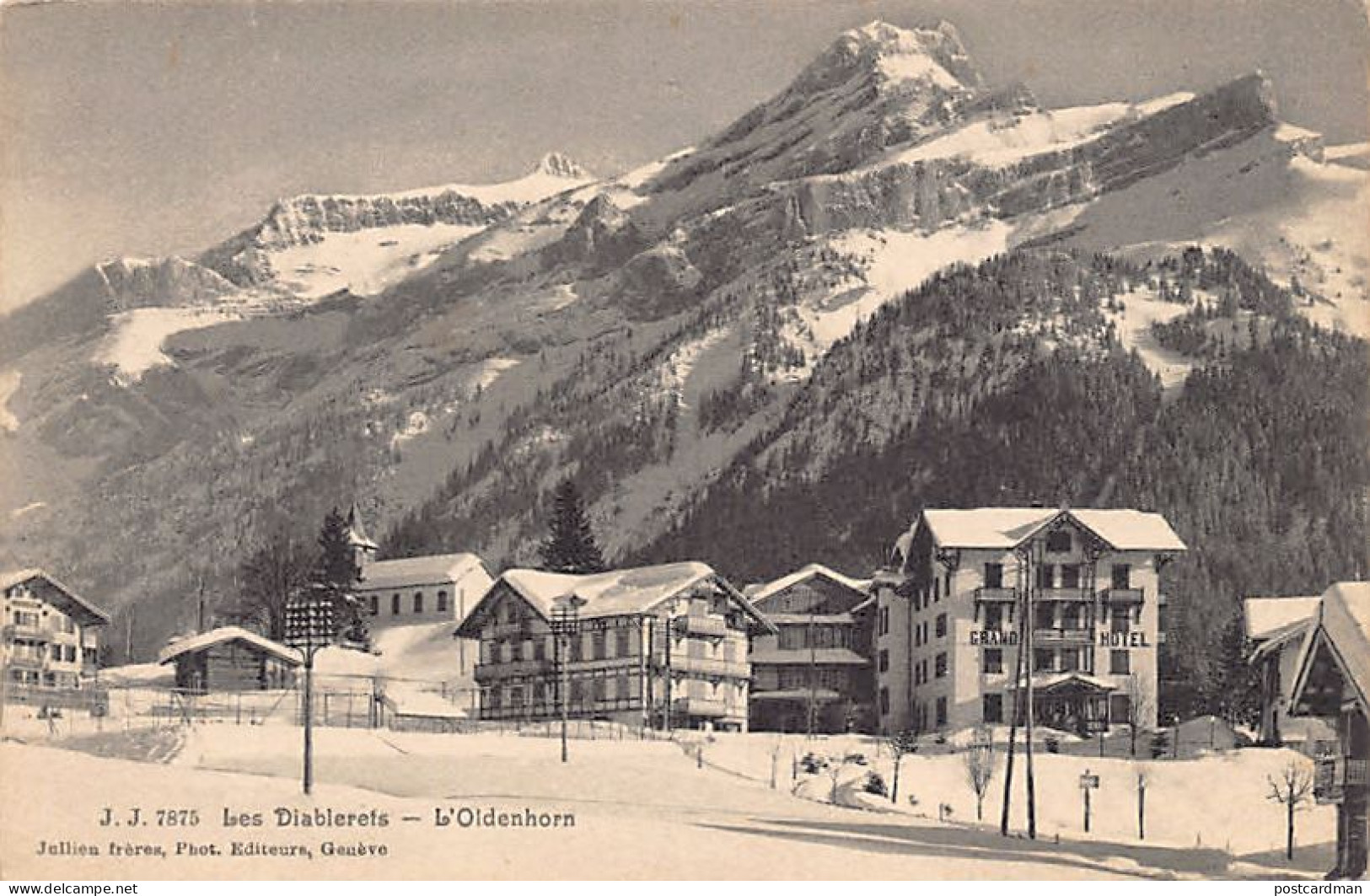 Suisse - LES DIABLERETS (VD) L'Oldenhorn - Ed. Jullien 7875