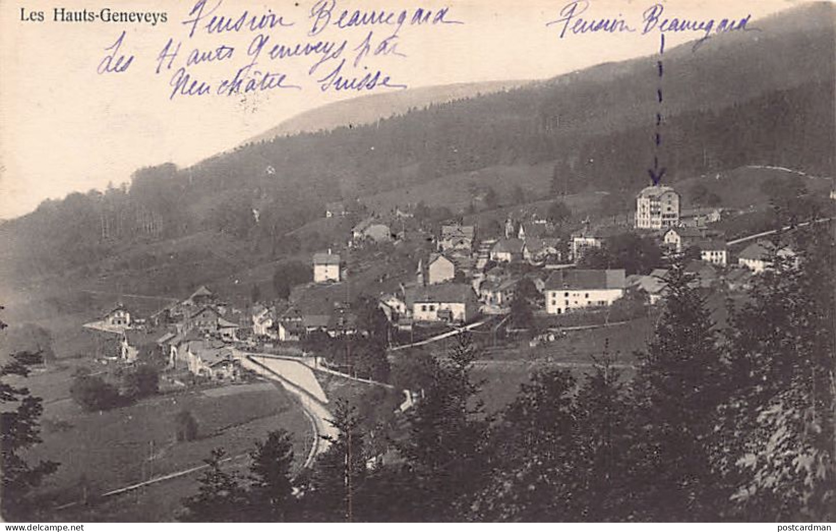 Suisse - LES HAUTS GENEVEYS (NE) Vue générale - Ed. H. Fehlmann