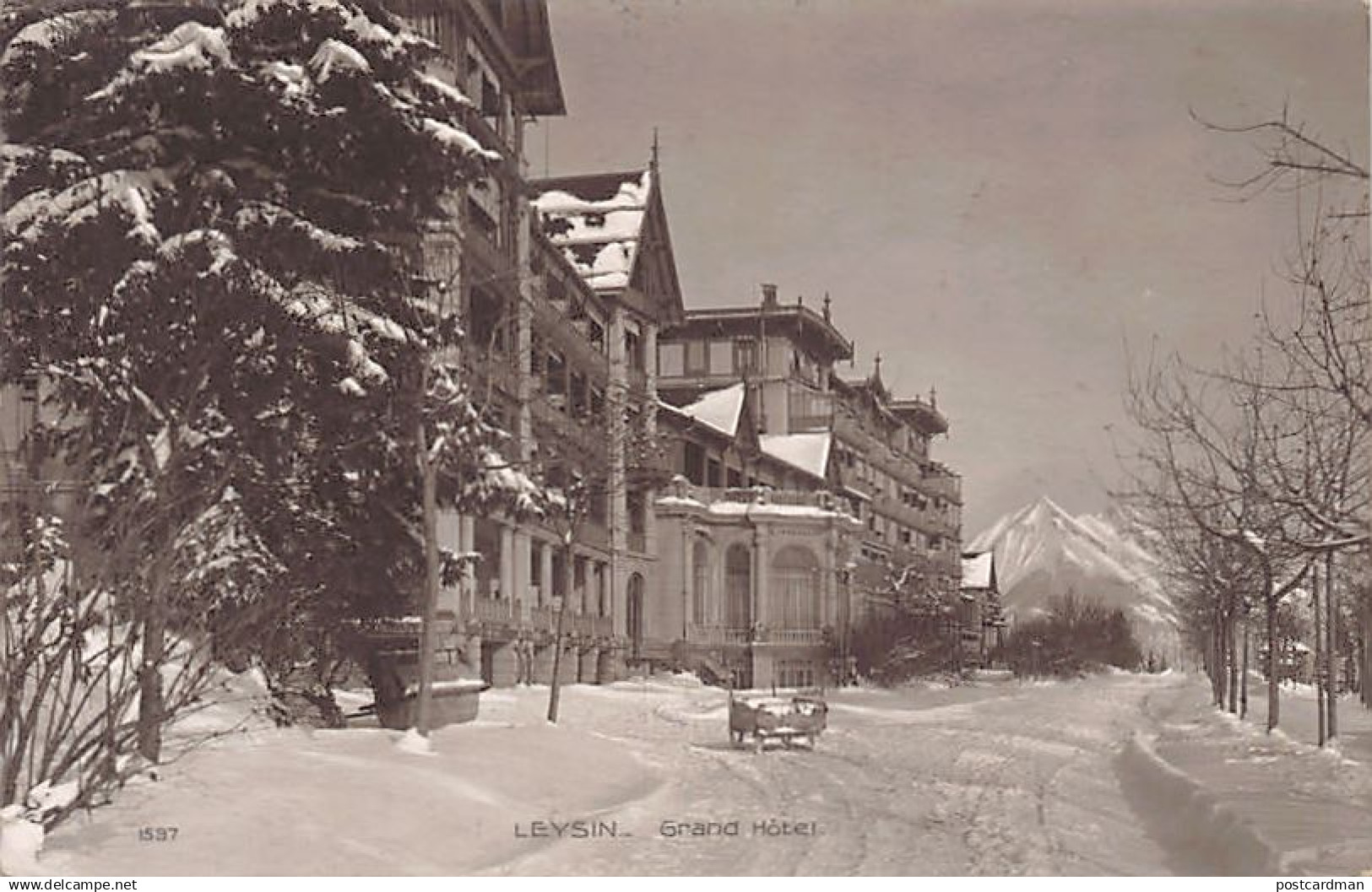 Suisse - LEYSIN (VD) Grand Hôtel - Ed. Librairie de Leysin 1597