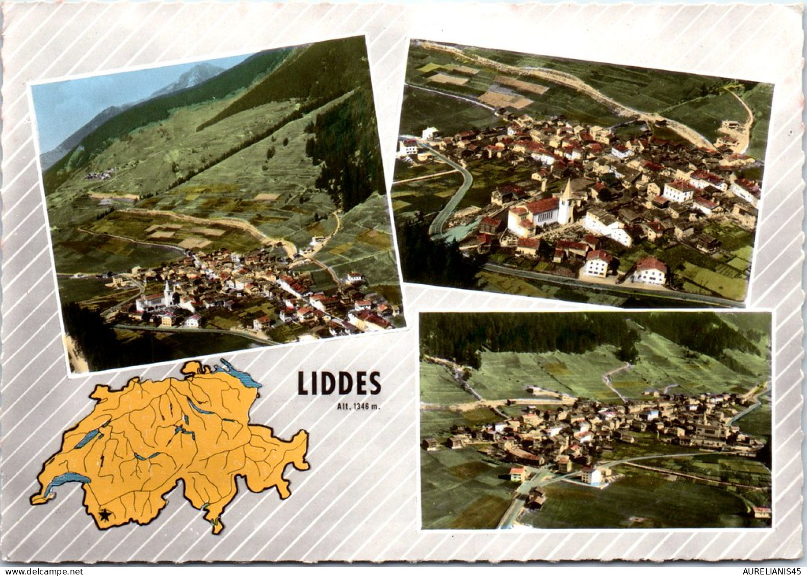 SUISSE - LIDDES - Vue aerienne