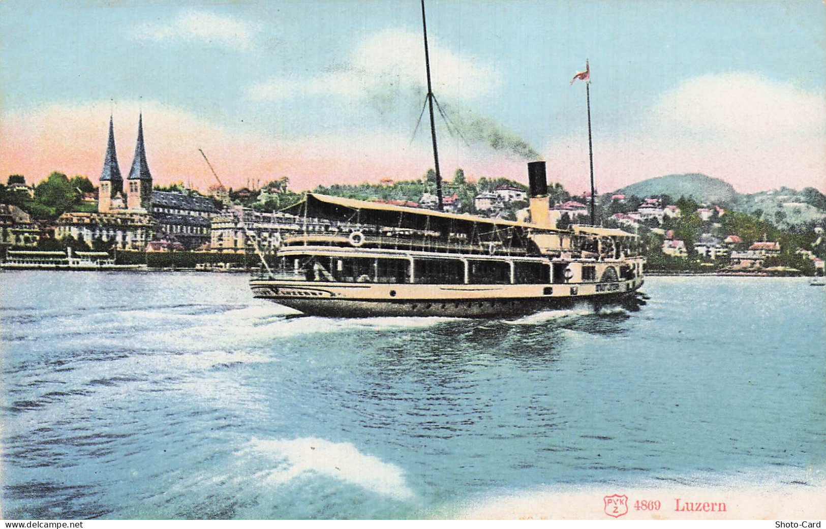 SUISSE LUCERNE LAC DES QUATRE CANTONS