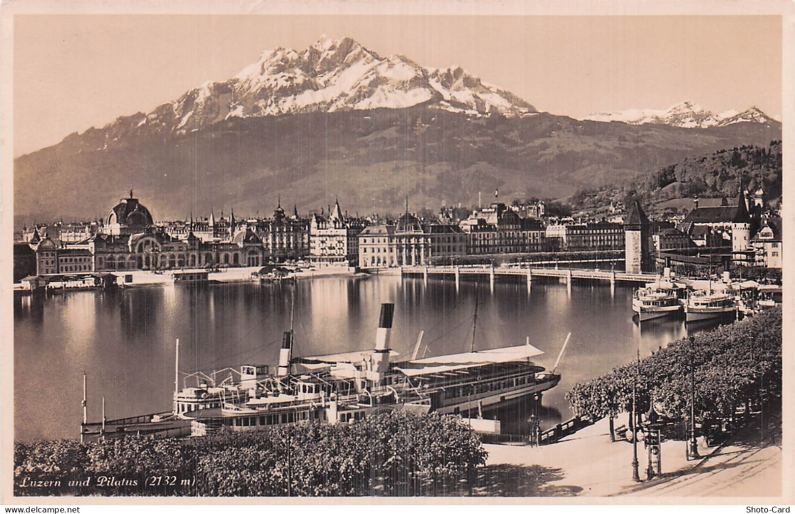 SUISSE LUCERNE LAC DES QUATRE CANTONS
