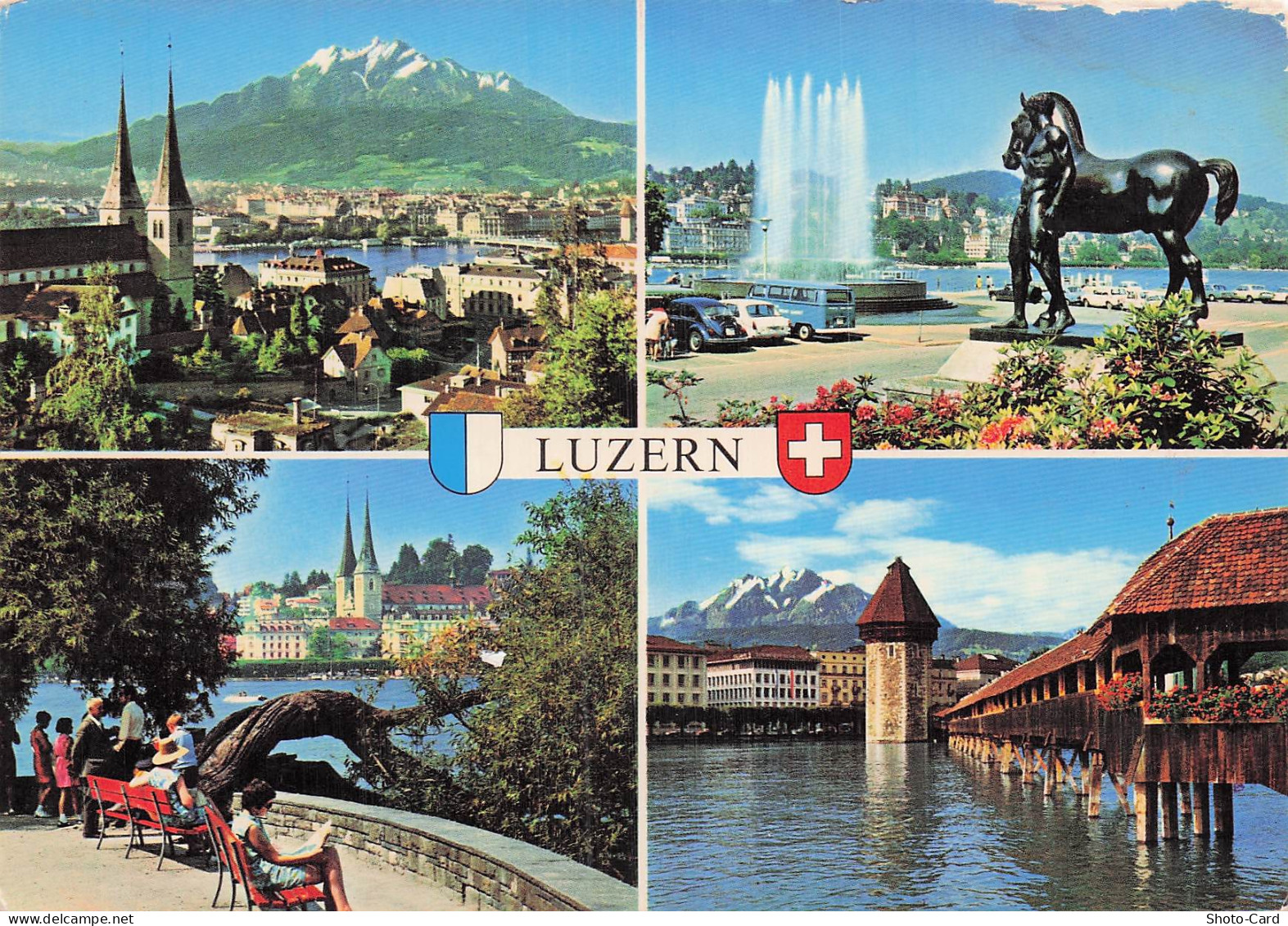SUISSE LUCERNE LAC DES QUATRE CANTONS