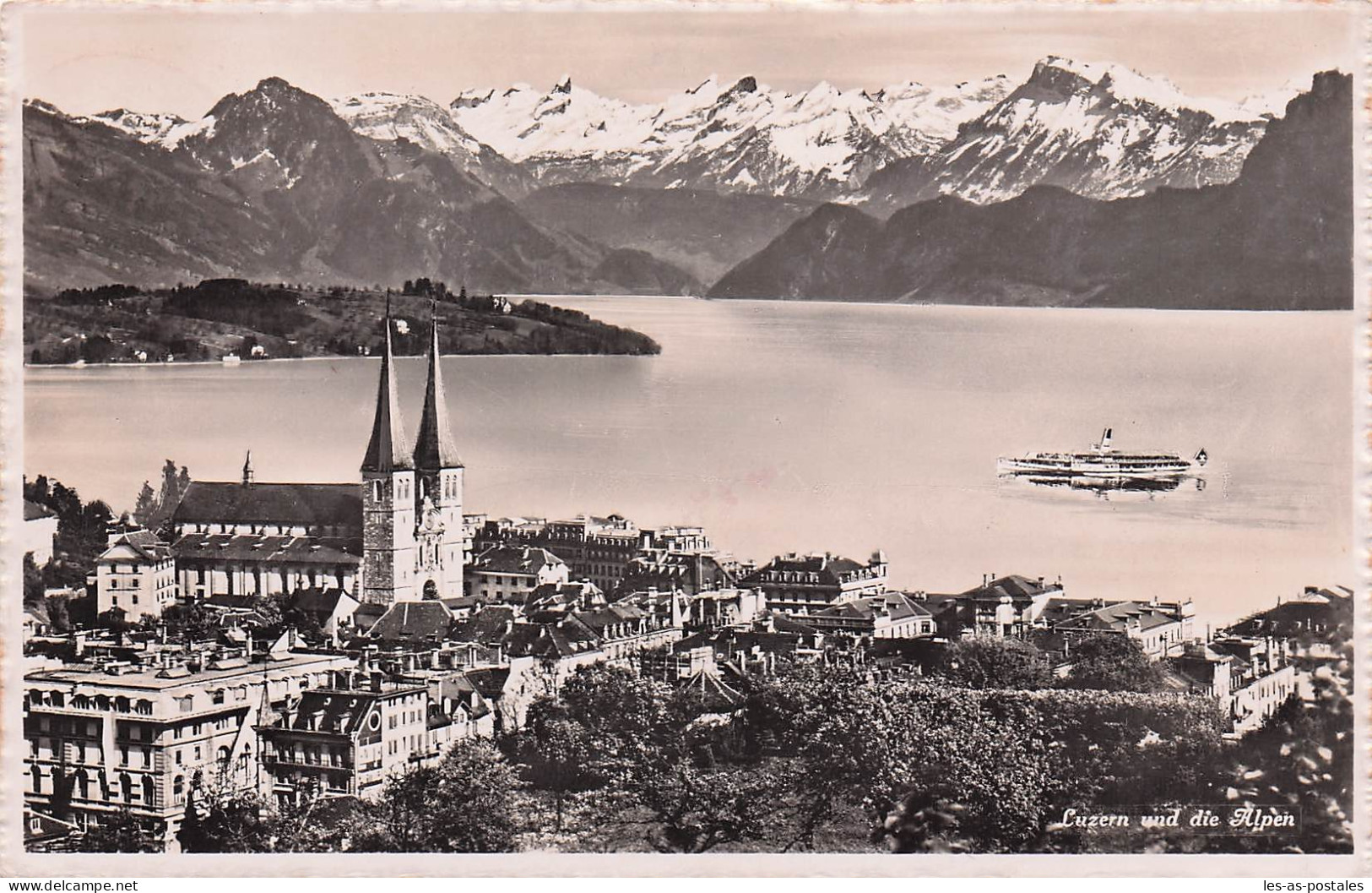 SUISSE LUCERNE LAC DES QUATRE CANTONS