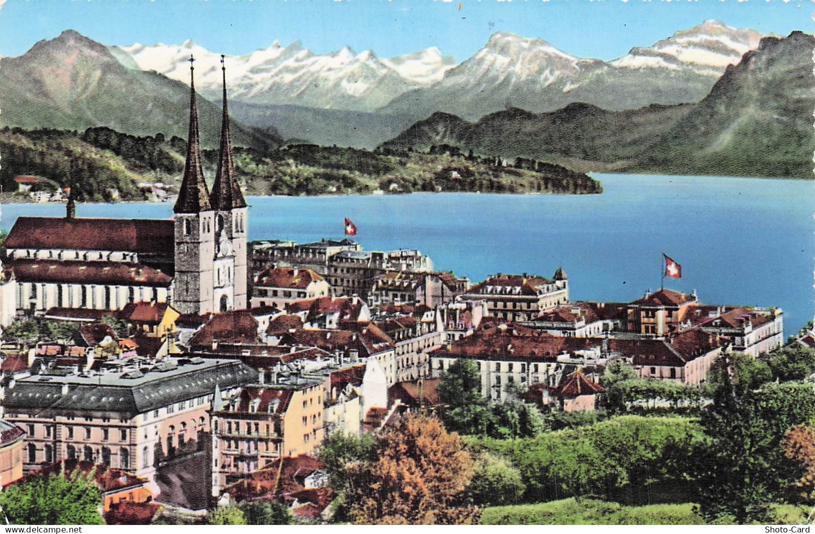 SUISSE LUCERNE LAC DES QUATRE CANTONS