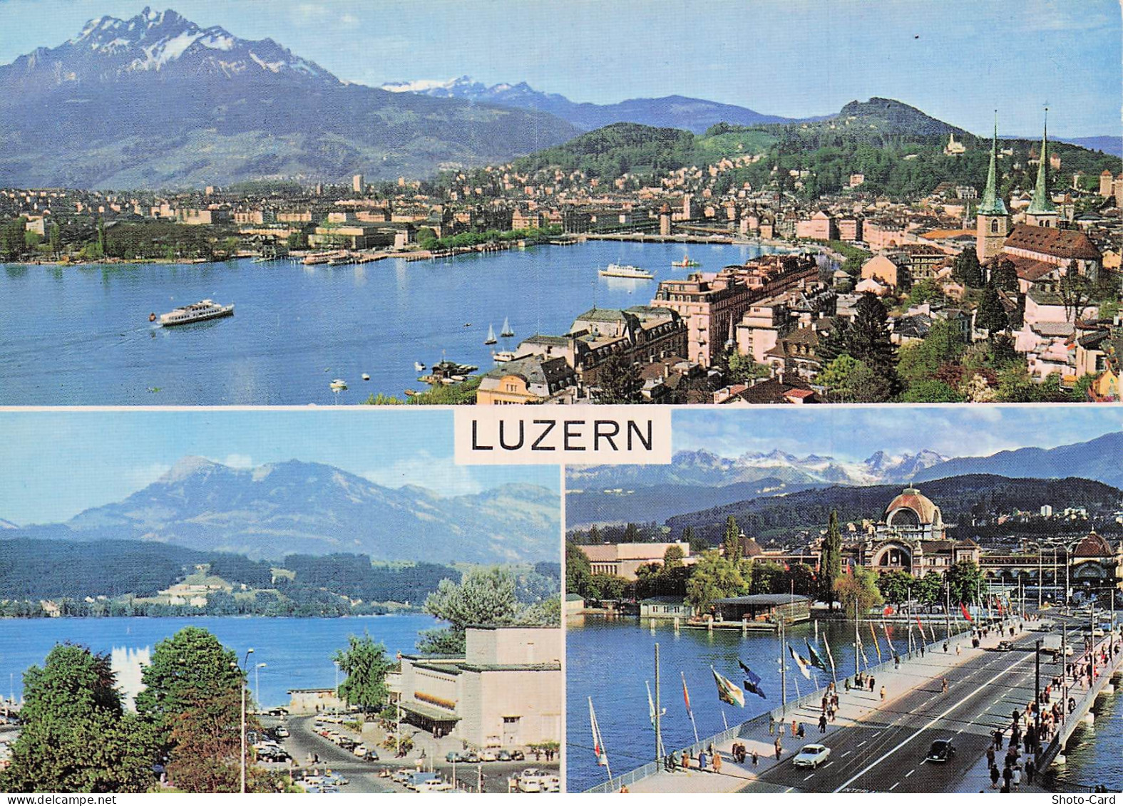SUISSE LUCERNE LAC DES QUATRE CANTONS
