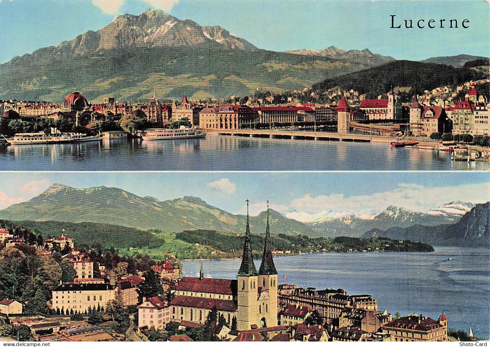 SUISSE LUCERNE LAC DES QUATRE CANTONS