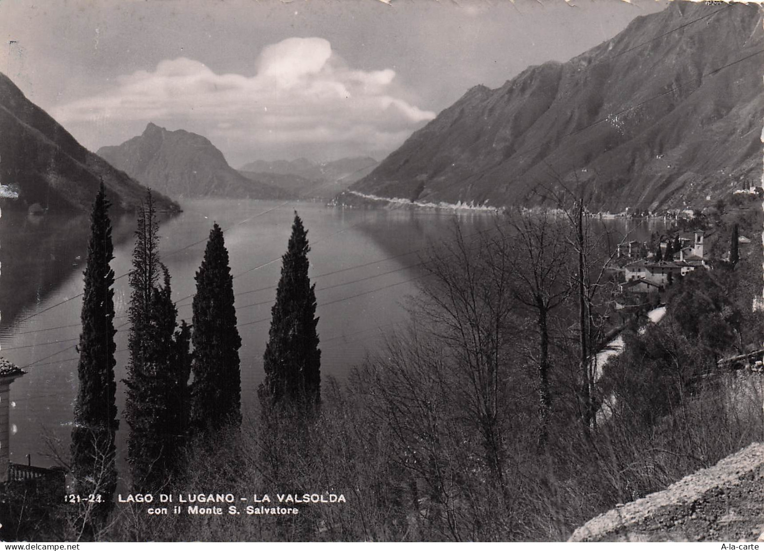 SUISSE LUGANO LAC DE LUGANO MONTE S SALVATORE