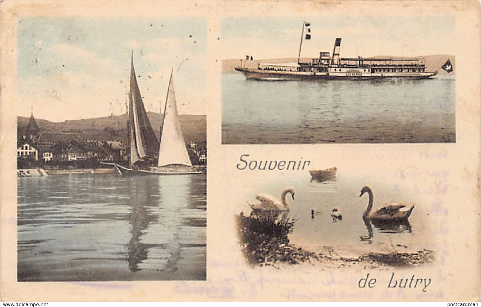 Suisse - LUTRY (VD) Souvenir de - Bateau Salon Lausanne - Ed. Chapallaz 169B