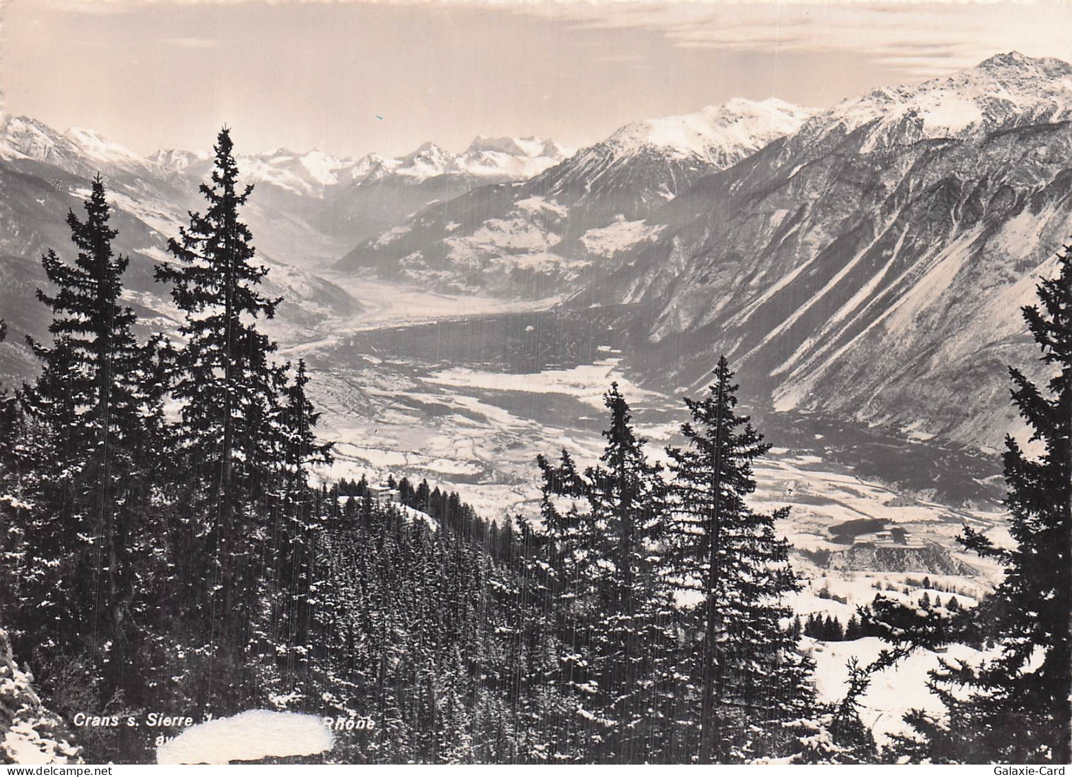 SUISSE MONTANA LA VALLEE DU RHONE AVEC LE MT LOOZE