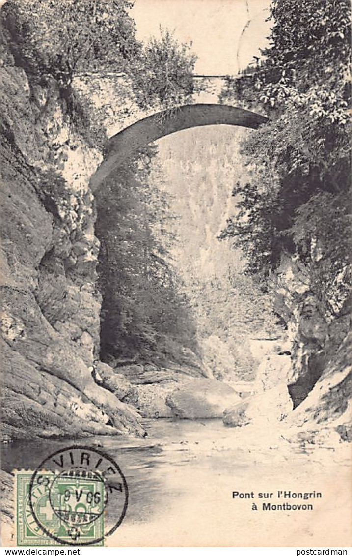 Suisse - MONTBOVON (FR) Pont sur l'Hongrin - Ed. inconnu