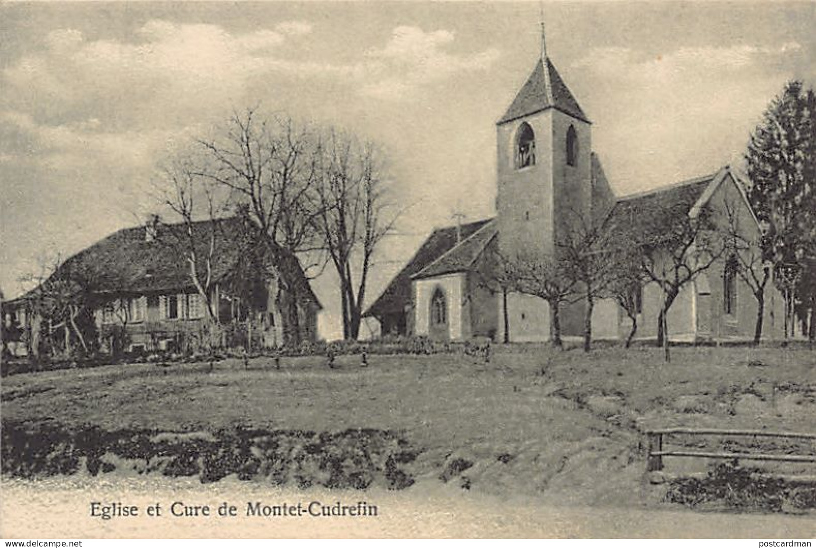 Suisse - MONTET CUDREFIN (VD) Église et Cure - Ed. Nima 182