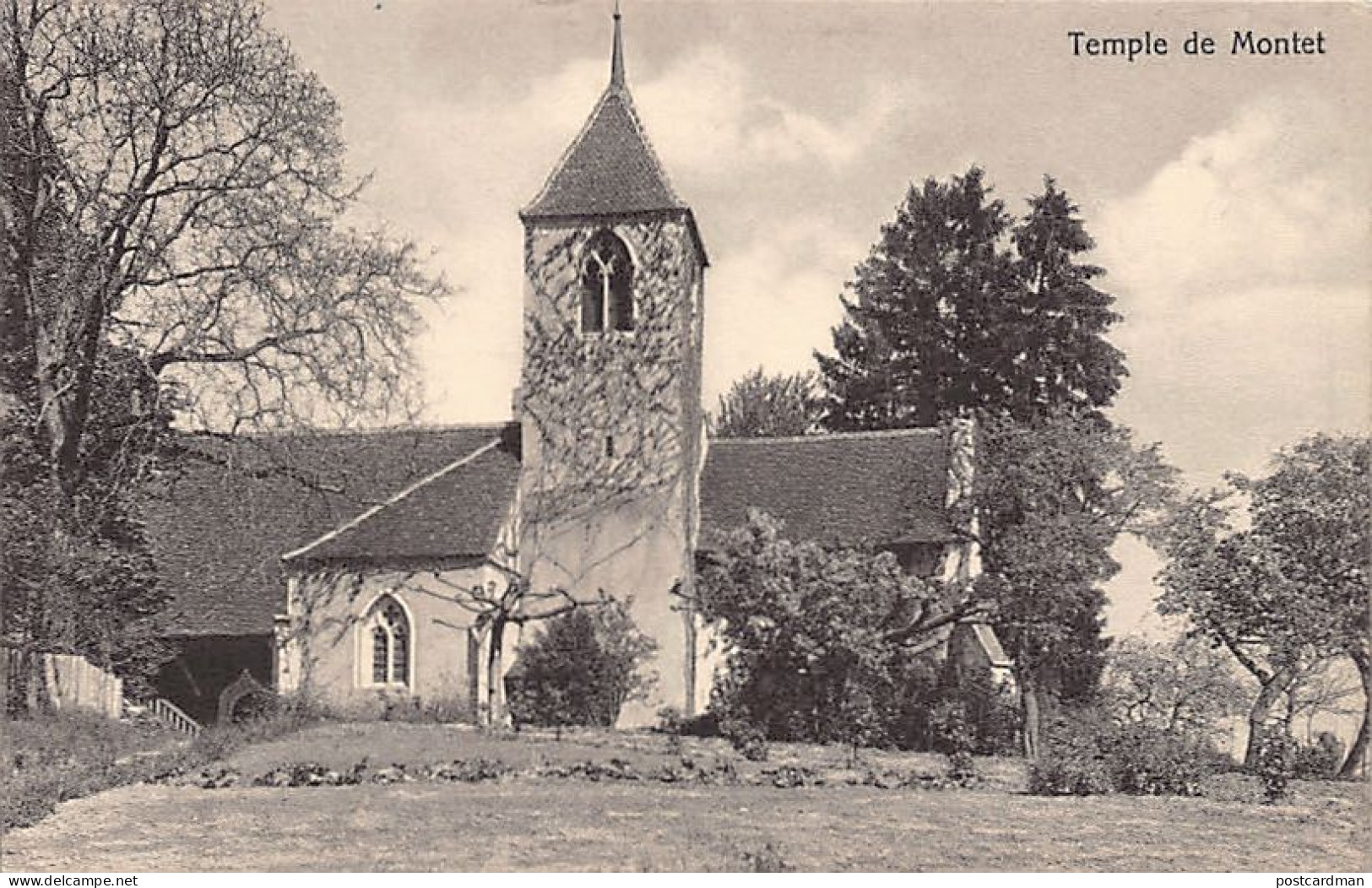 Suisse - MONTET CUDREFIN (VD) Temple - Ed. G. Richard