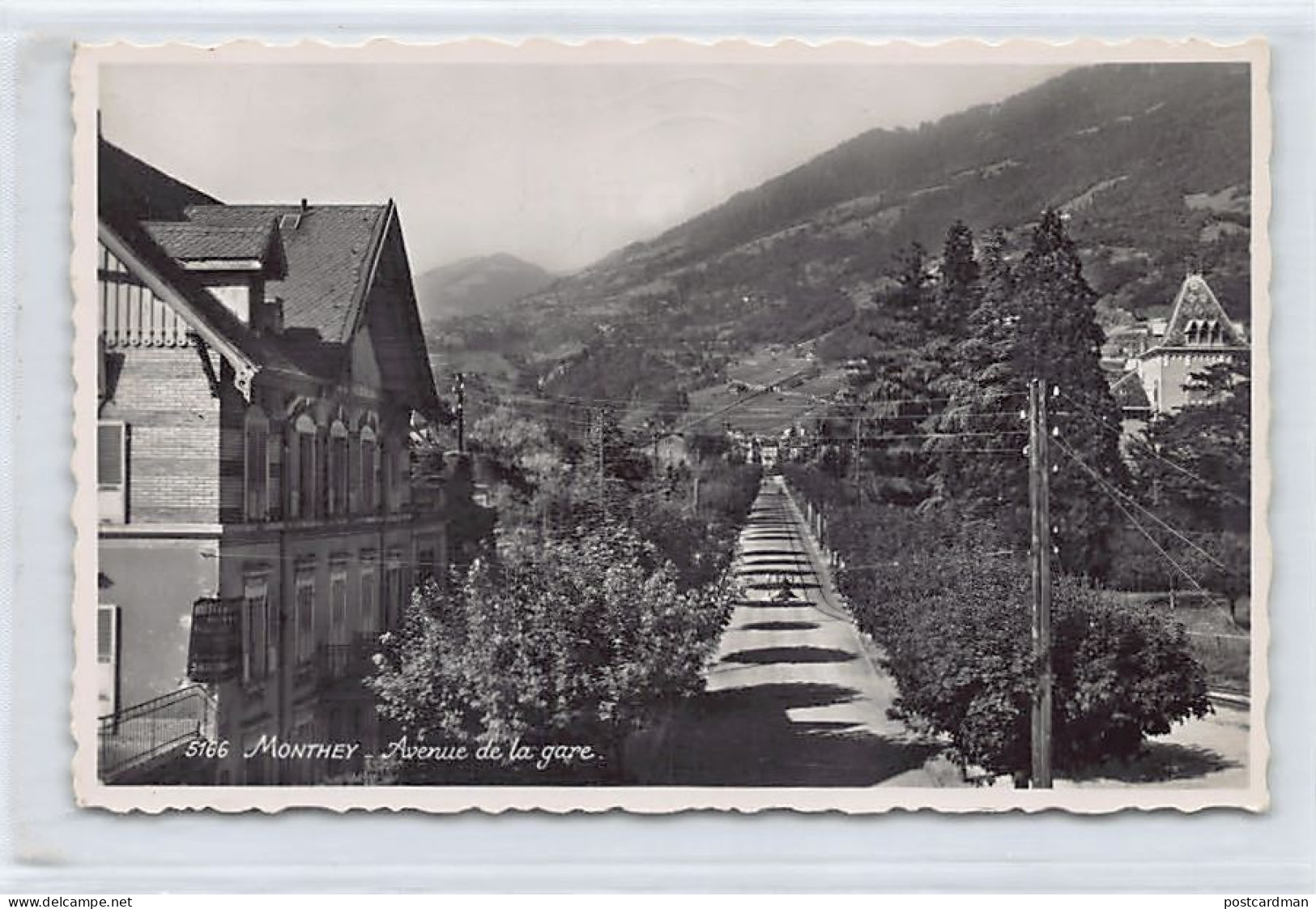 Suisse - MONTHEY (VS) Avenue de la Gare - Ed. Perrochet 940