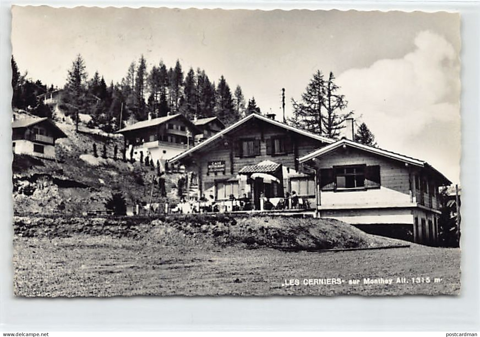 Suisse - Monthey (VS) Cafe Resaurent Les Cerniers - Ed. André Pôt 13780-3