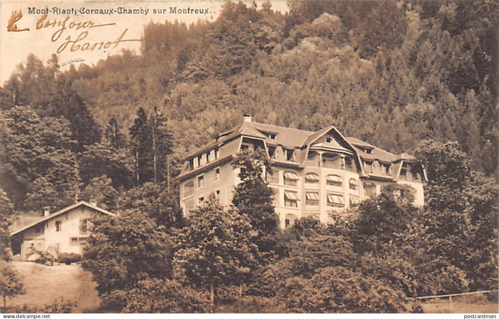 Suisse - MONTREUX (VD) Mont-Riant Cornaux-Chamby - Hôtel - Ed. inconnu