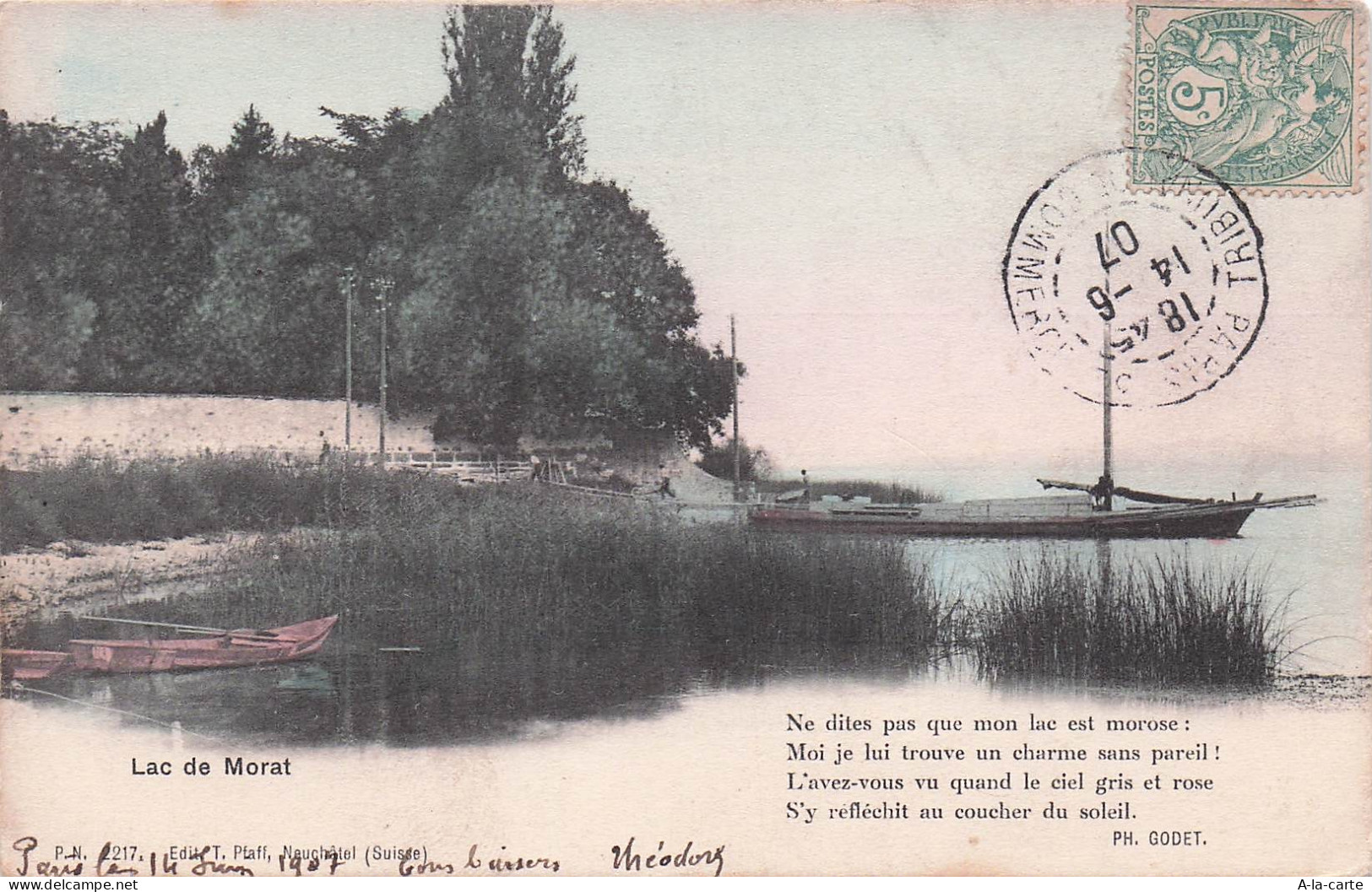 SUISSE MURTEN LAC DE MORAT