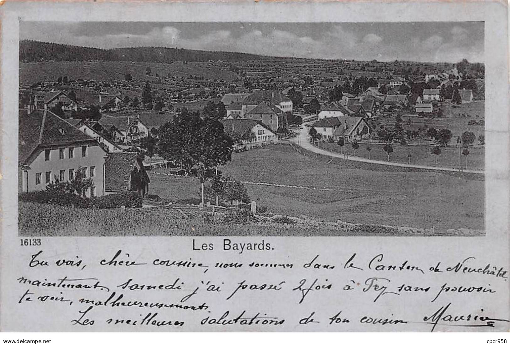 Suisse - N°89287 - Les BAYARDS - Vue générale