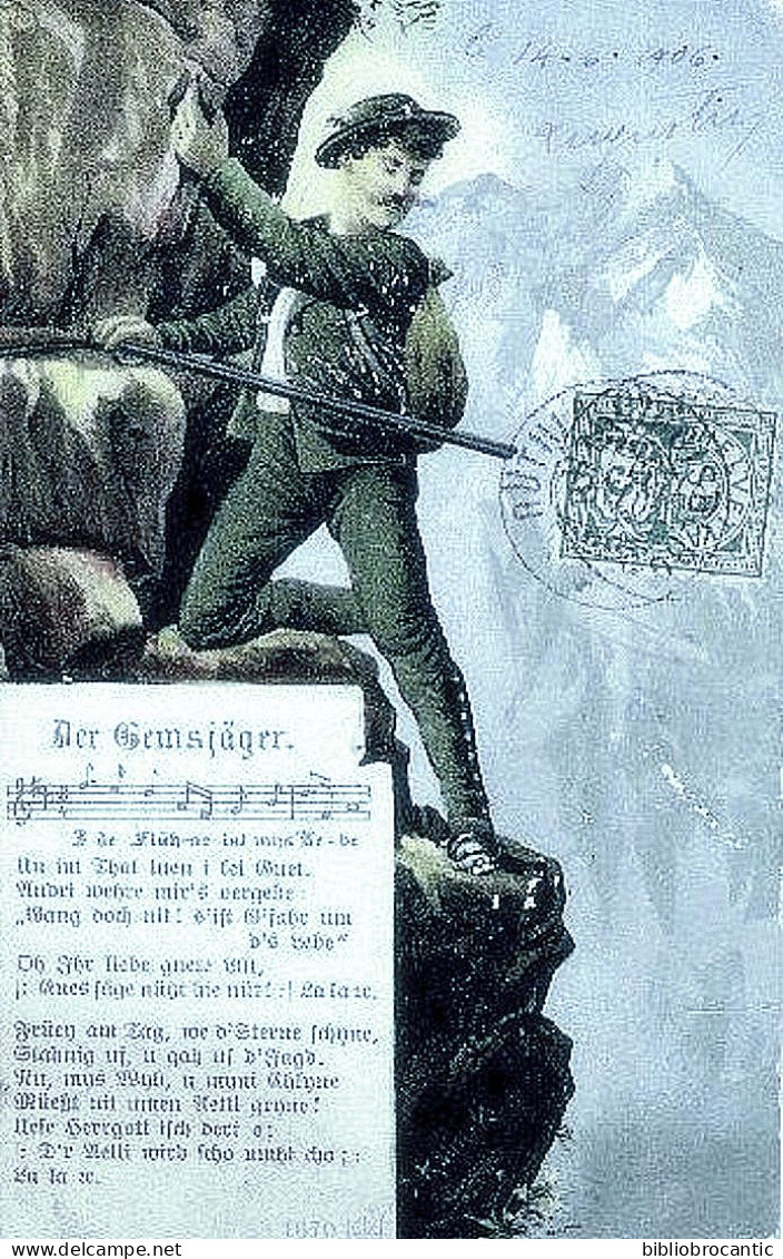 SUISSE -(N°9)FOLKLORE FANTAISIE < DER GEMSJAGER