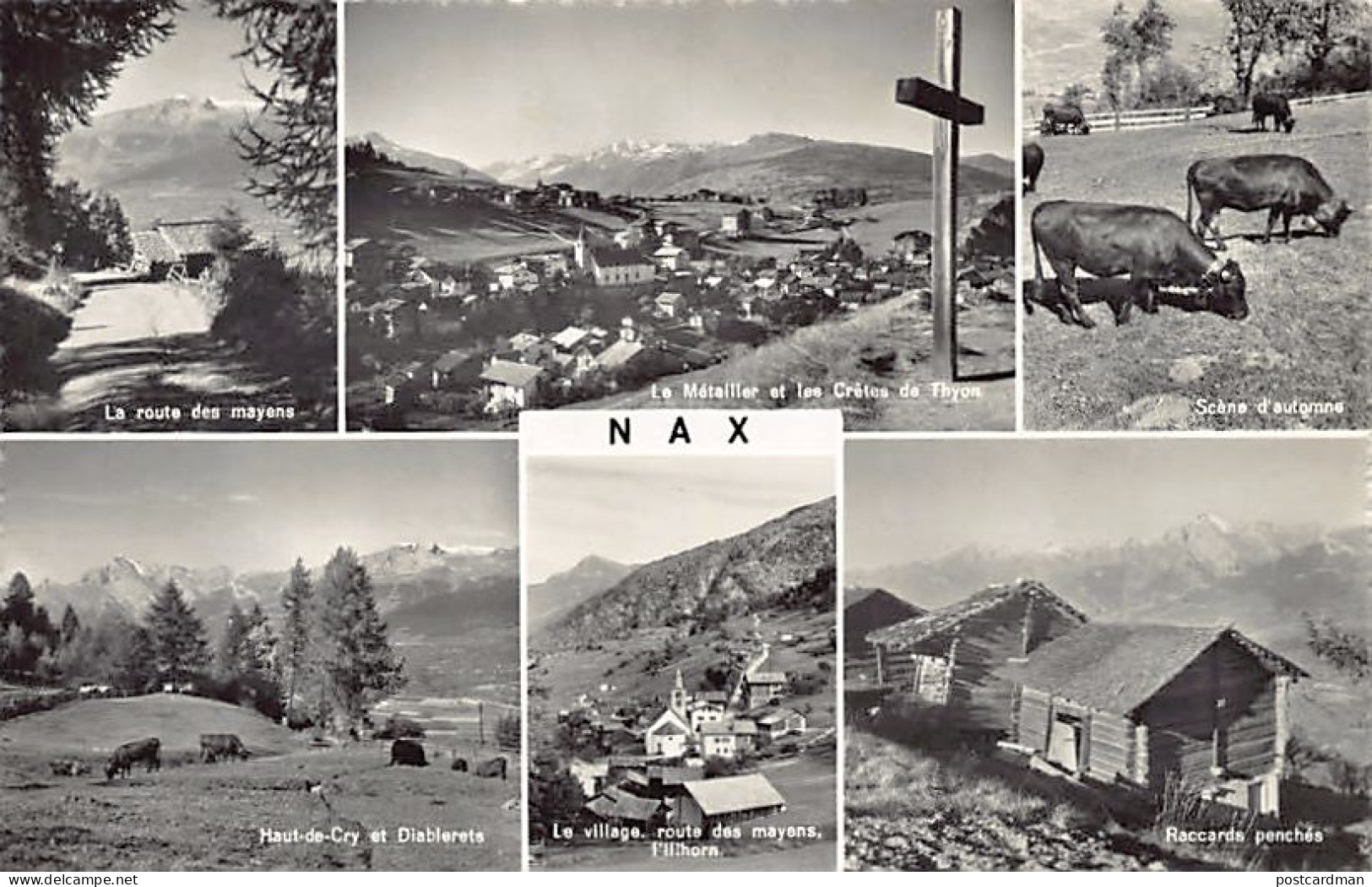 Suisse - NAX (VS) Carte multi-vues - Ed. Artas