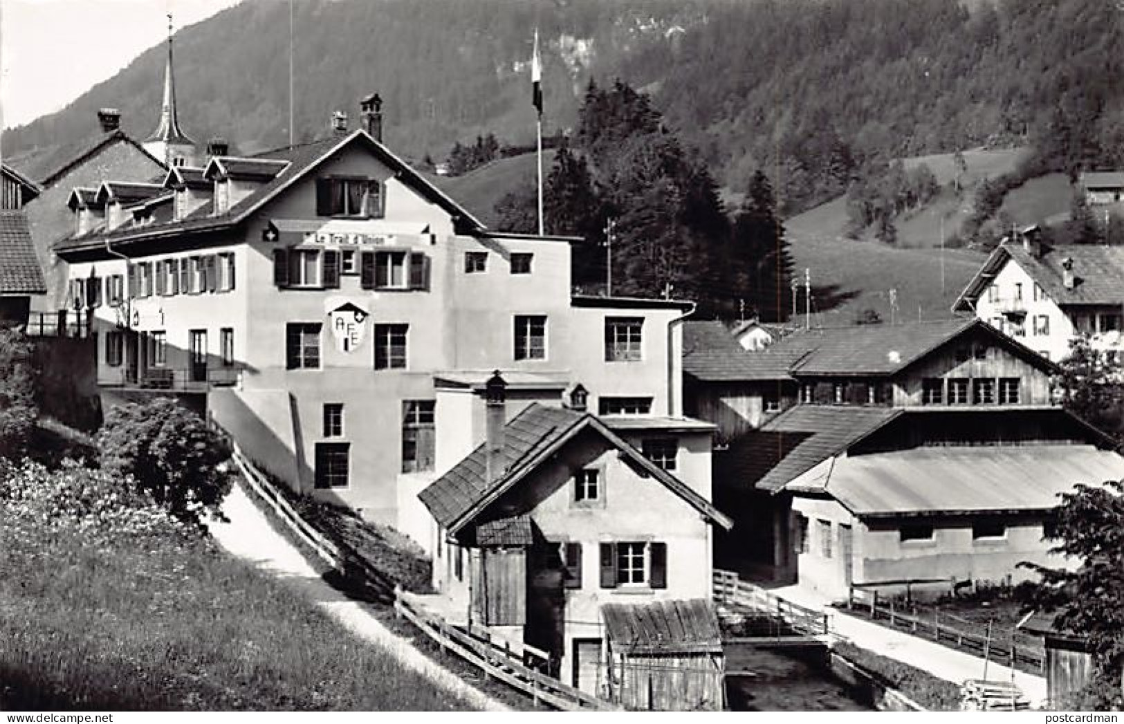 Suisse - NEIRIVUE (FR) Colonie Trait d'Union - Ed. Glasson 7418