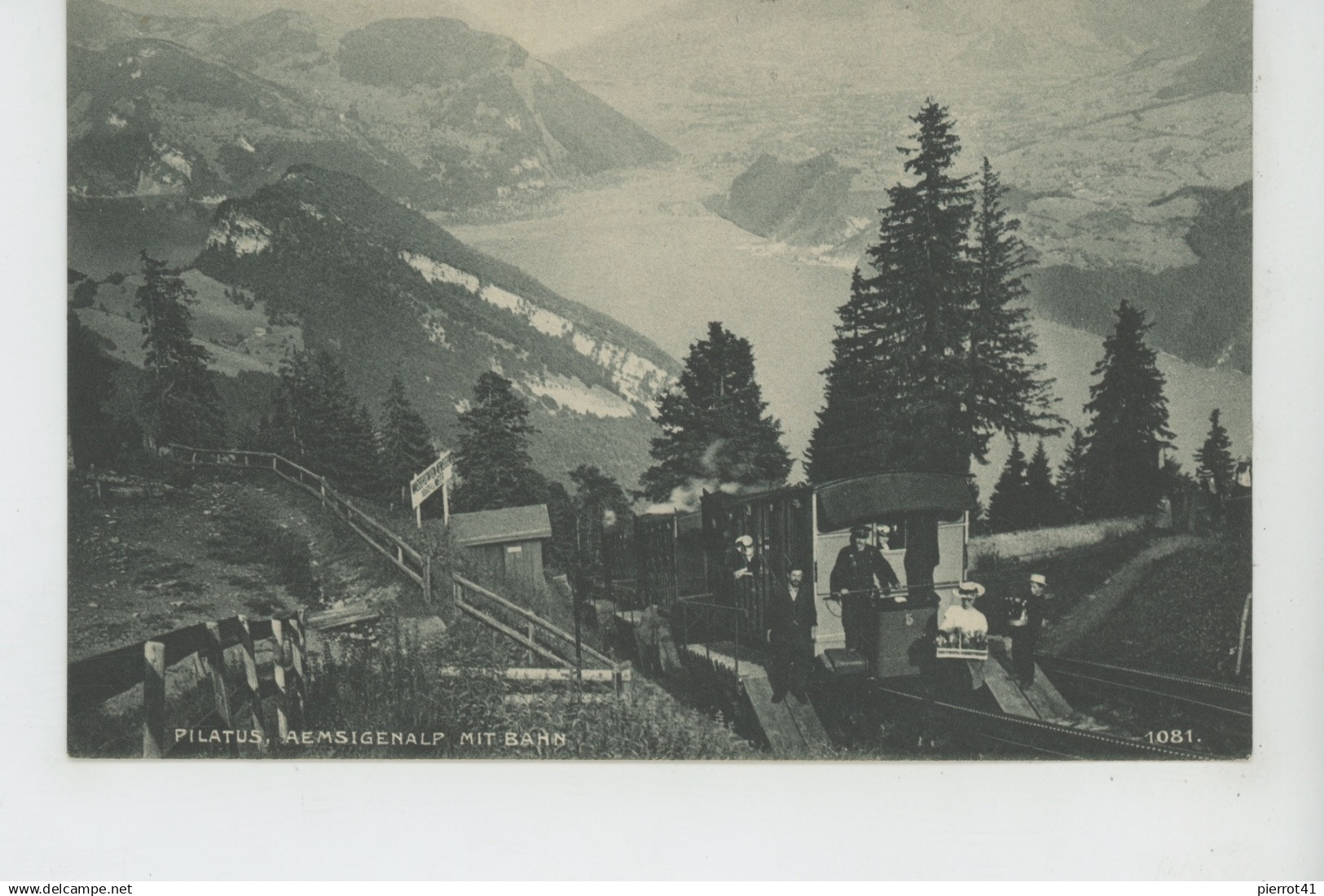 SUISSE - NIDWALD - Pilatus - Aemsigenalp mit Bahn