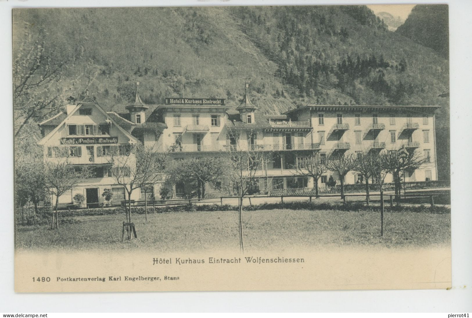 SUISSE - NIDWALD - WOLFENSCHIESSEN - Hôtel & Kurhaus EINTRACHT