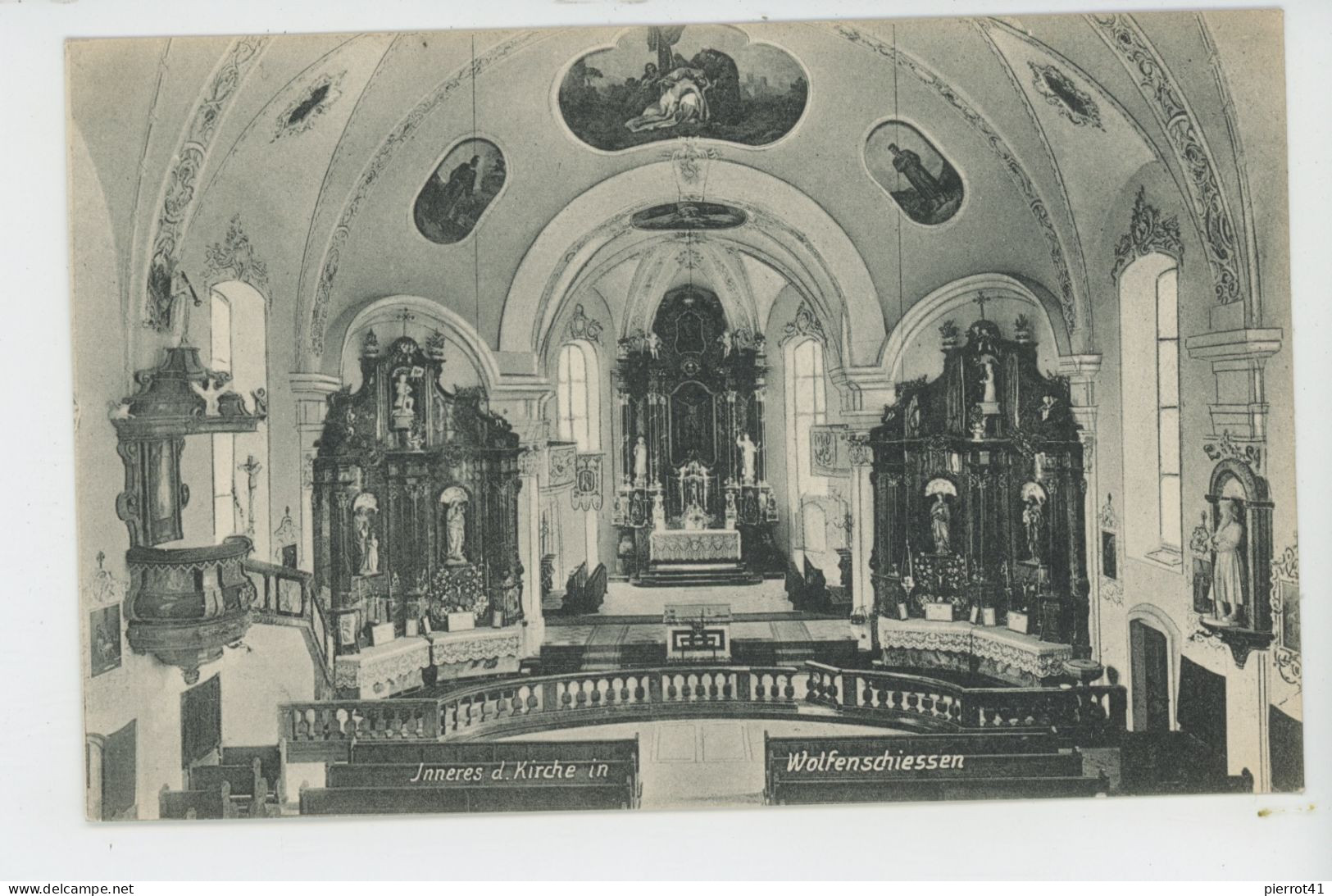 SUISSE - NIDWALD - WOLFENSCHIESSEN - Inneres d. Kirche